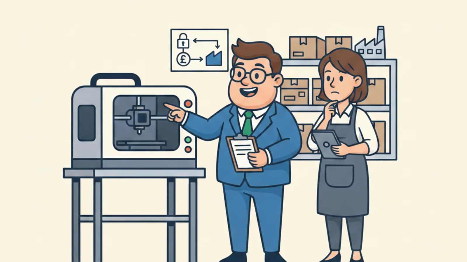 Fred explaining Secured Business Loan and How Does It Work to a UK business owner