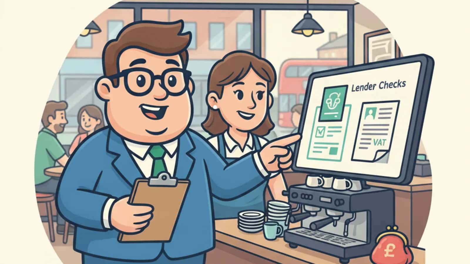 Fred explaining Can you get a business loan with bad credit in the UK to a UK business owner