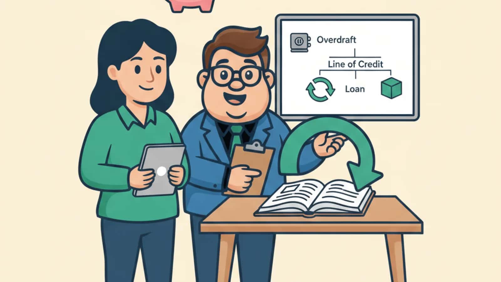 Fred explaining How Business Lines of Credit Function to a UK business owner