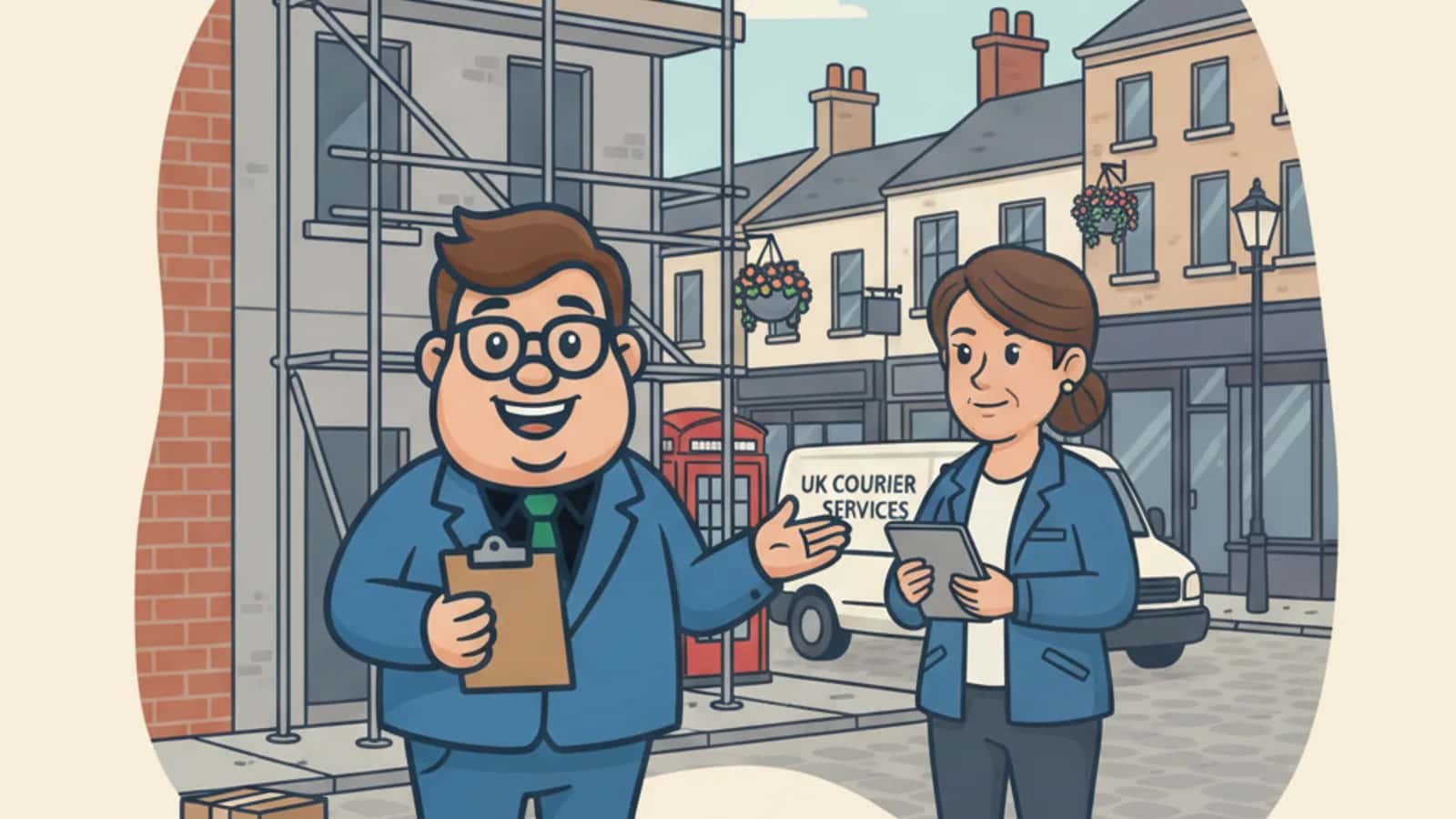 Fred helping a UK business owner compare Bridging Loan Costs UK: Rates and Fees Explained for 2026