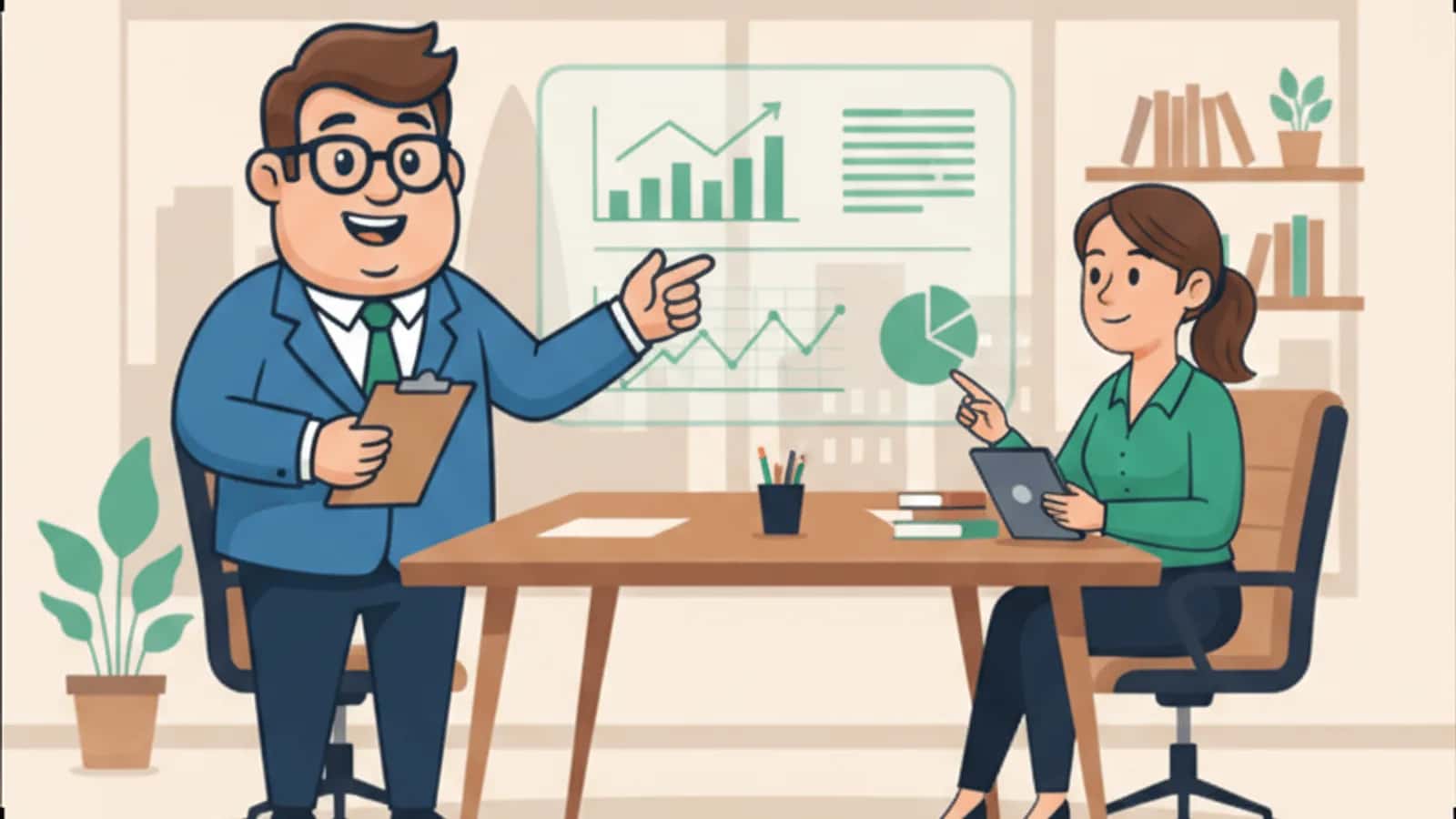 Fred helping a UK business owner compare Small Business Financial Health Masterclass: The Complete UK Guide for 2026