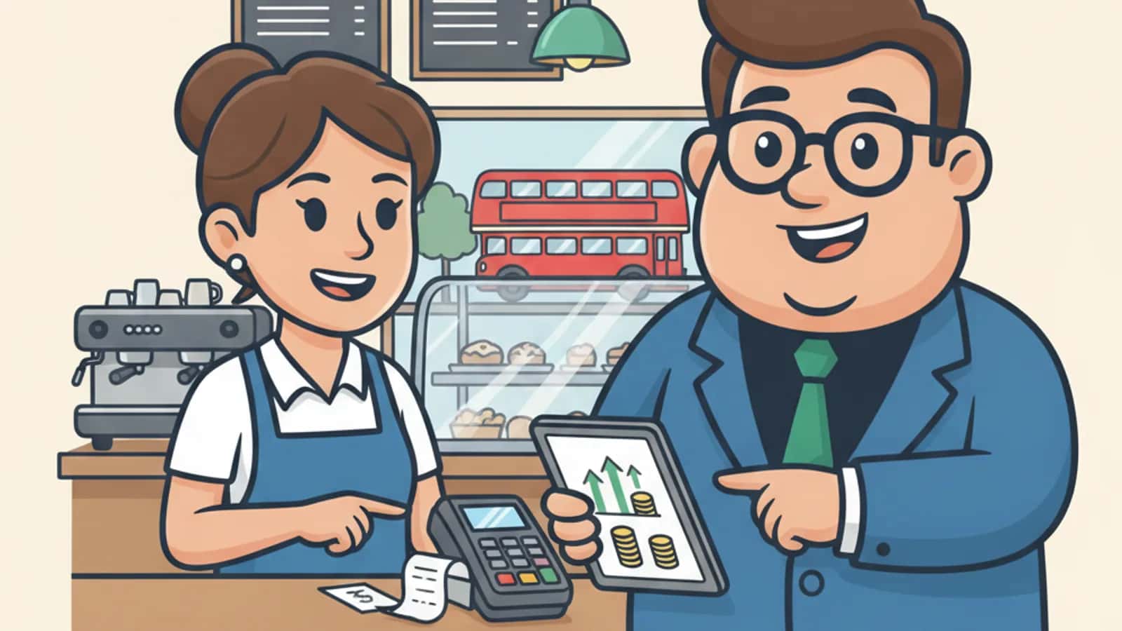 Fred explaining What Business Expenses Are Tax-Deductible in the UK to a UK business owner