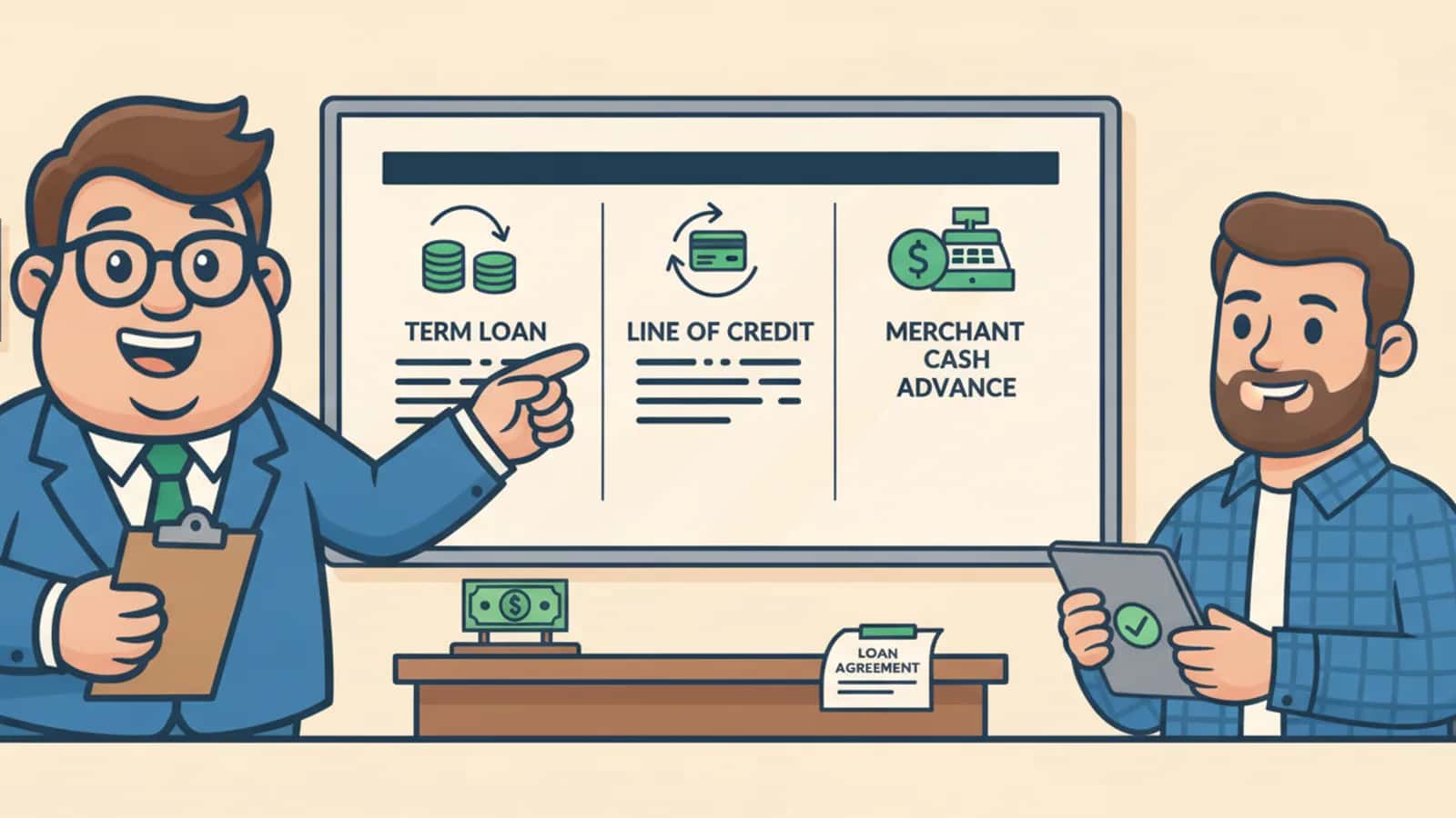 Fred explaining Term Loan and How Does It Work to a US business owner