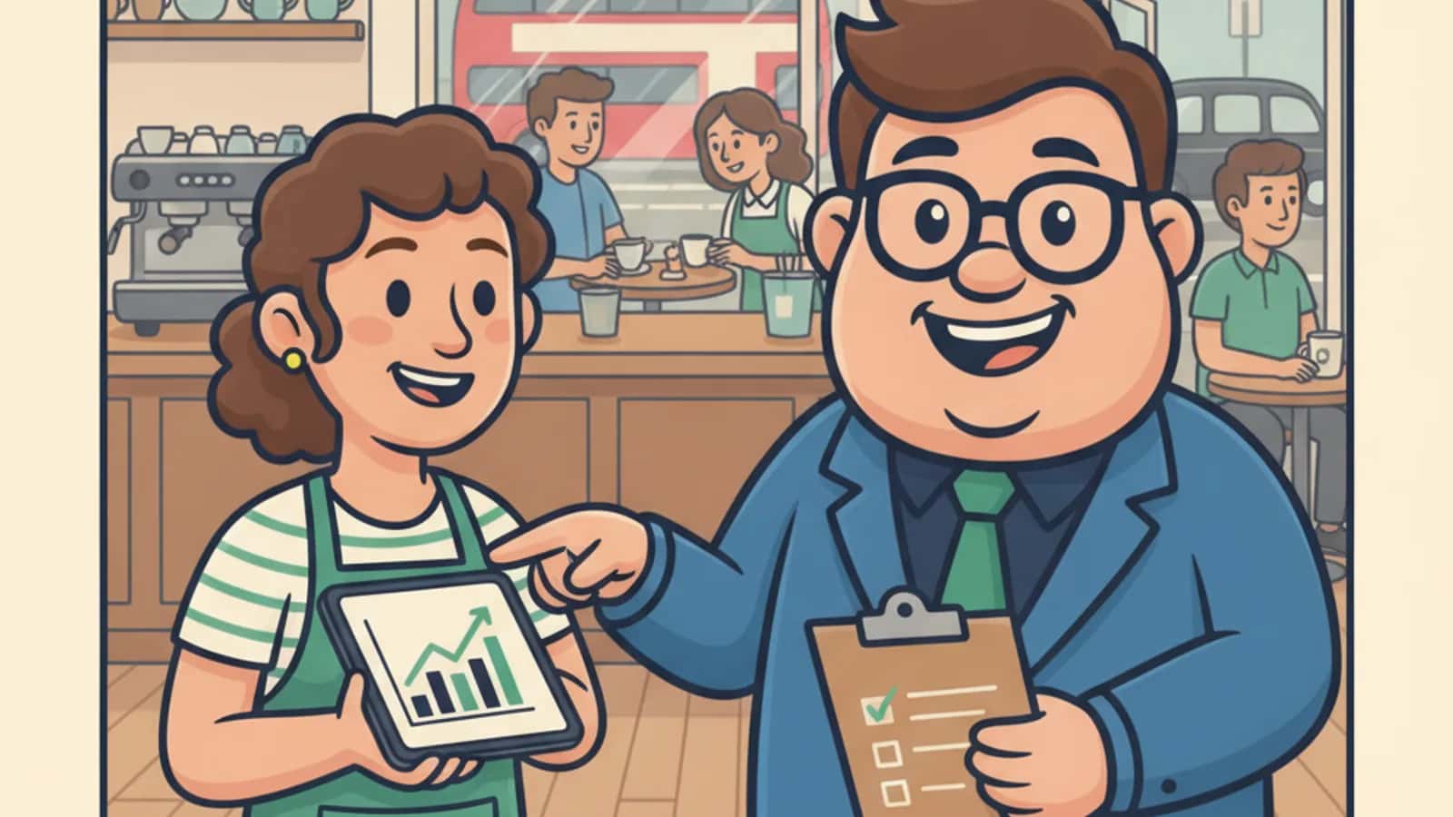 Fred explaining What the Data Actually Shows to a UK business owner
