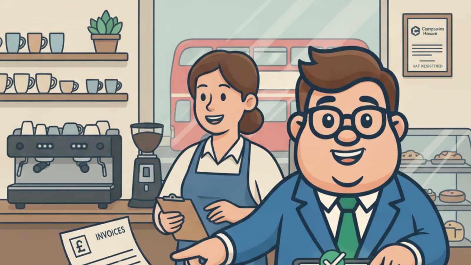 Fred helping a UK business owner compare Same-Day Invoice Finance in the UK: How Fast-Track Facilities Support Businesses...