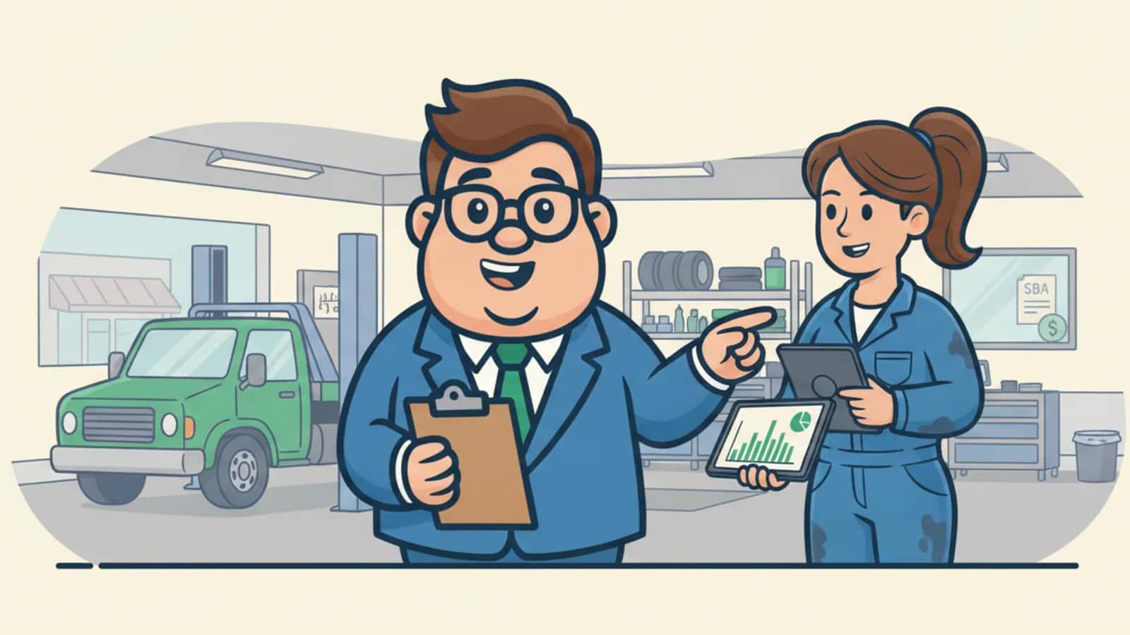 Fred helping a US business owner compare Refinancing Business Loans: When, How, and Whether It Makes Financial Sense