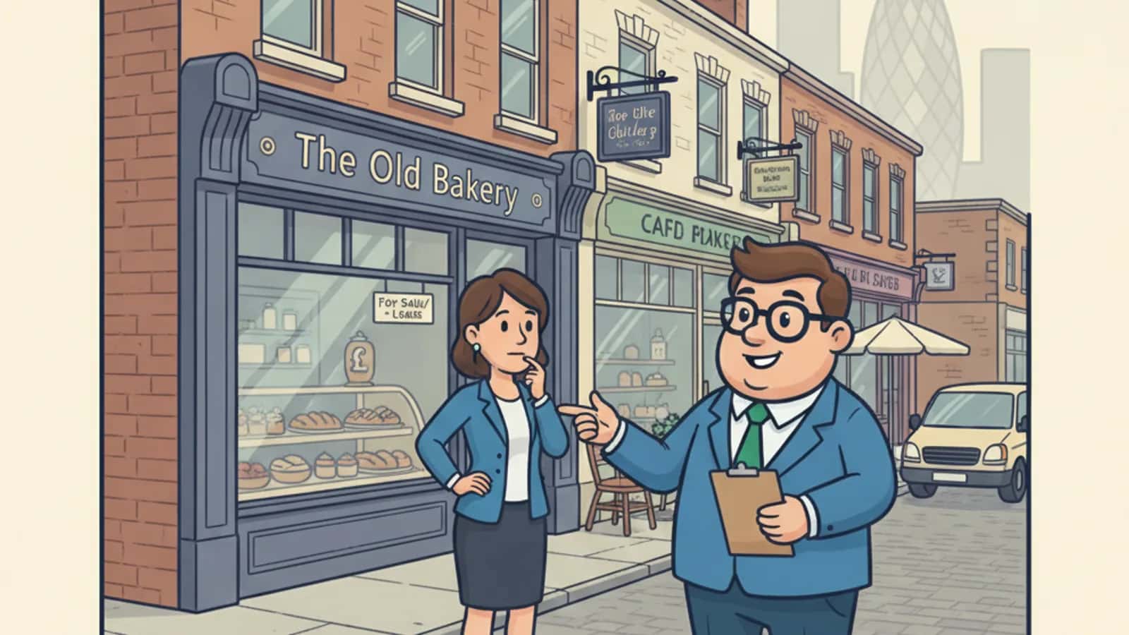 Fred helping a UK business owner compare UK Commercial Real Estate: Refinancing Price War Heats Up in Q2 2026