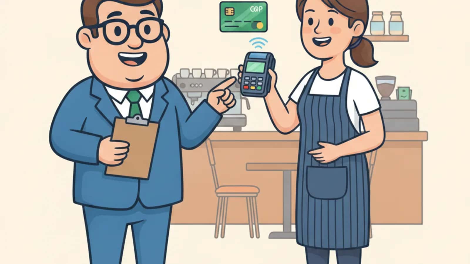 Fred explaining Business Credit Card Actually For to a UK business owner