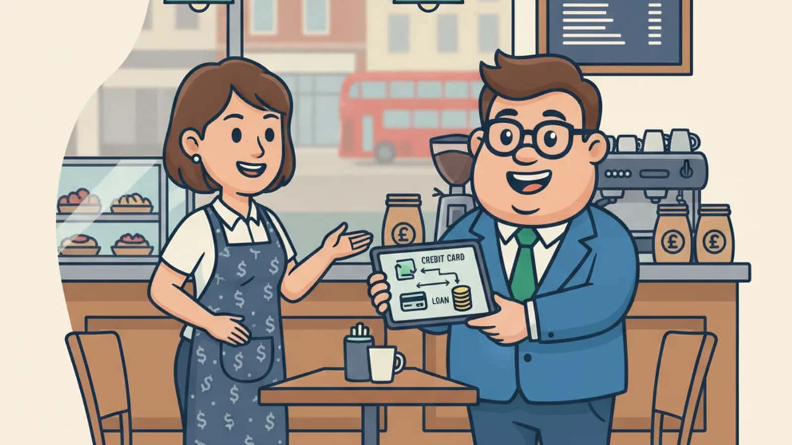 Fred explaining Business Credit Card vs Business Loan for Cash Flow: What's the Difference to a UK business owner