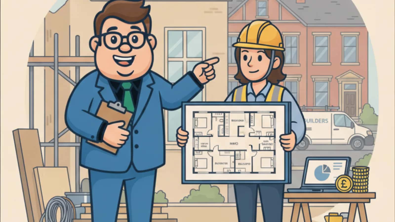 Fred explaining How Much Does it Cost to Convert a House into an HMO to a UK business owner