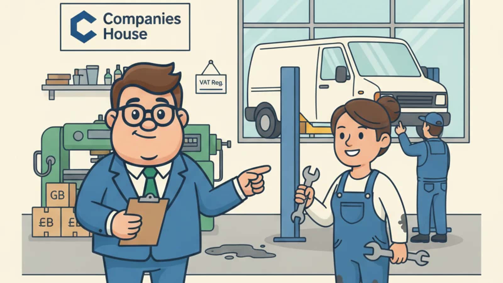 Fred helping a UK business owner compare Asset Finance for Cash Flow: When Equipment Funding Protects Working Capital