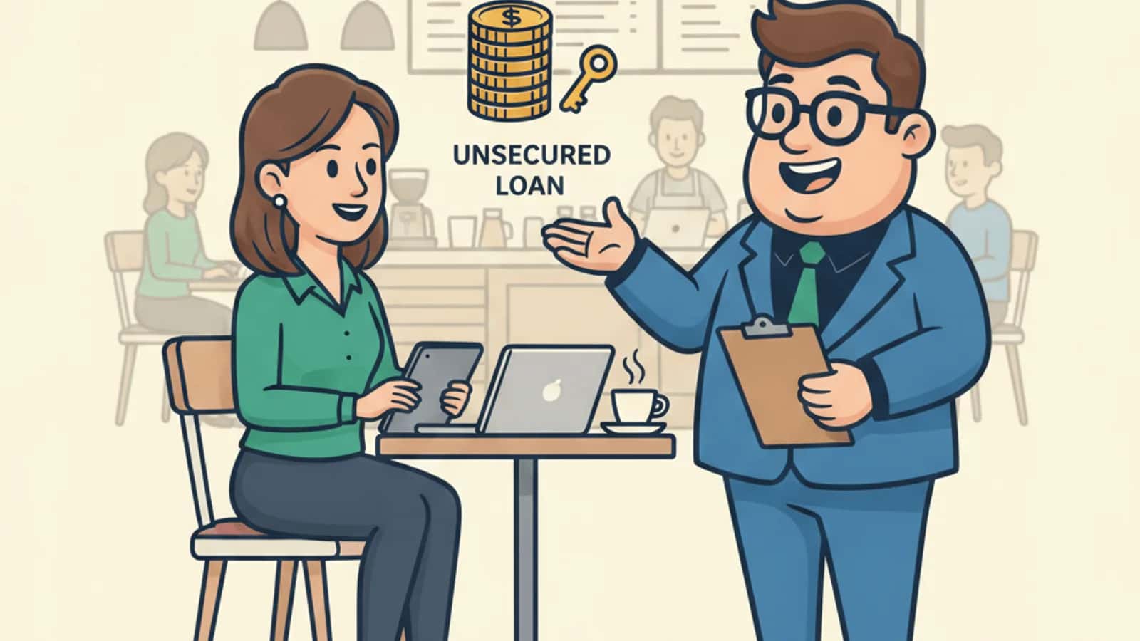 Fred explaining Unsecured Business Loan and How Does It Work to a UK business owner