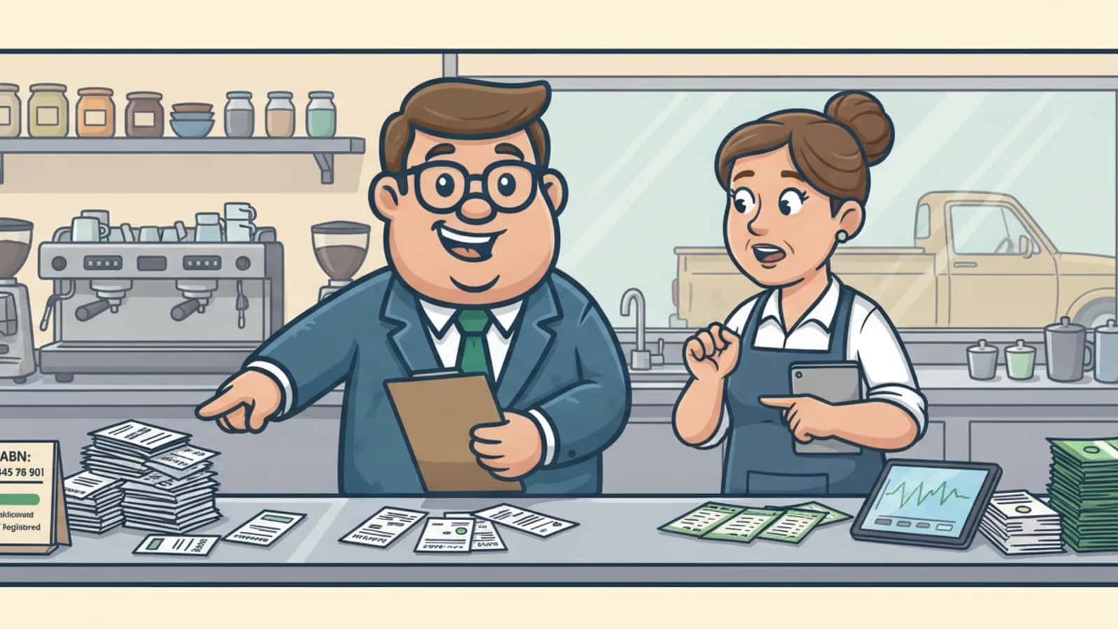 Fred explaining What Exactly Counts as Bad Credit for Business Loans in Australia to a Australian business owner