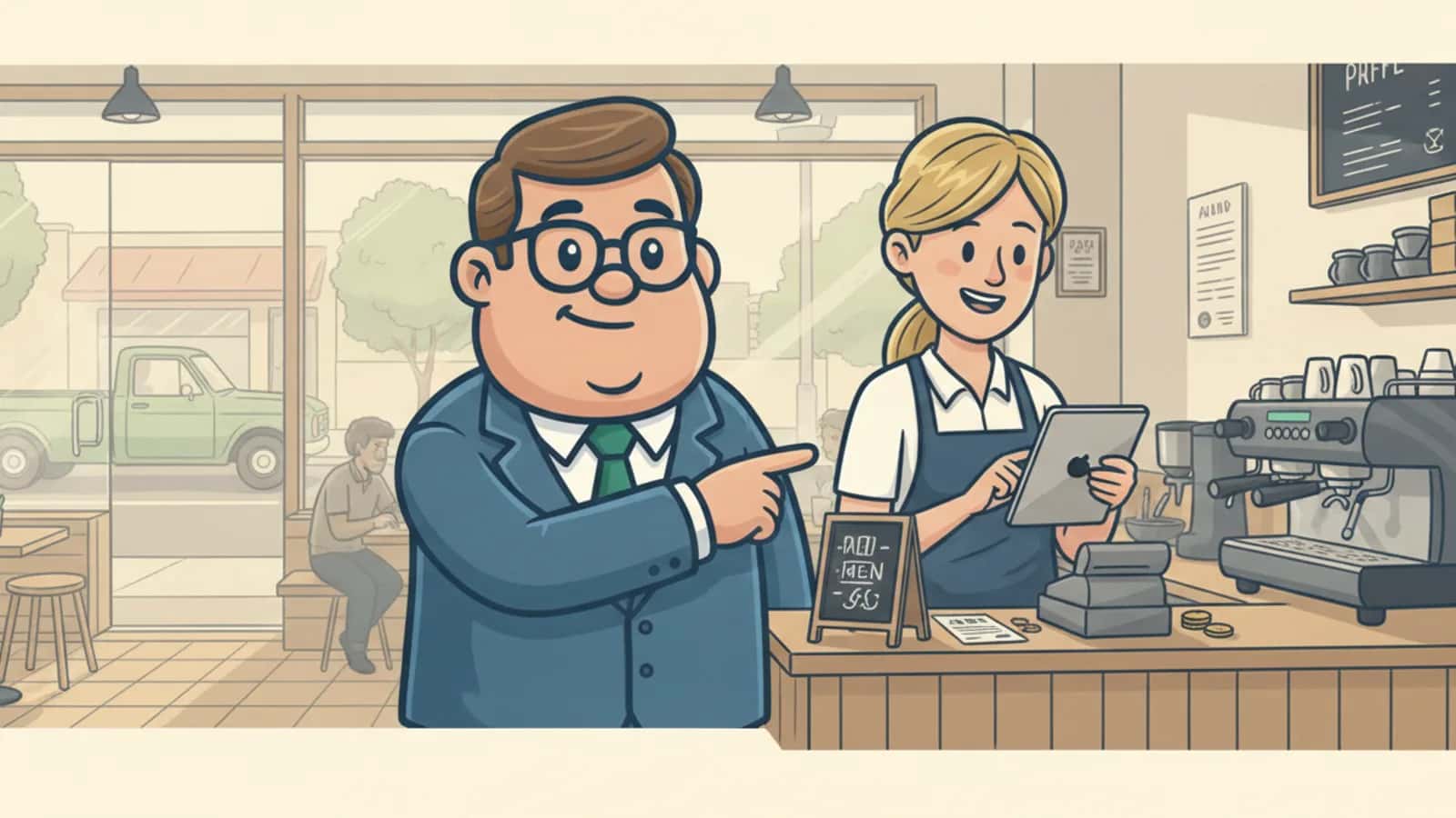 Fred helping a Australian business owner compare Business Loans for Australian Sole Traders and Micro‑Businesses: Funding...
