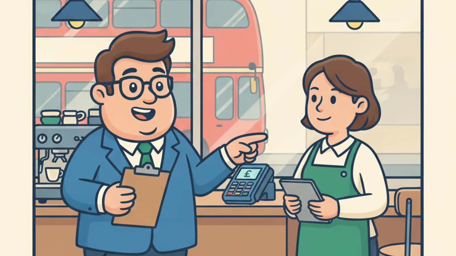 Fred explaining Section 75 Protection on Credit Cards to a UK business owner