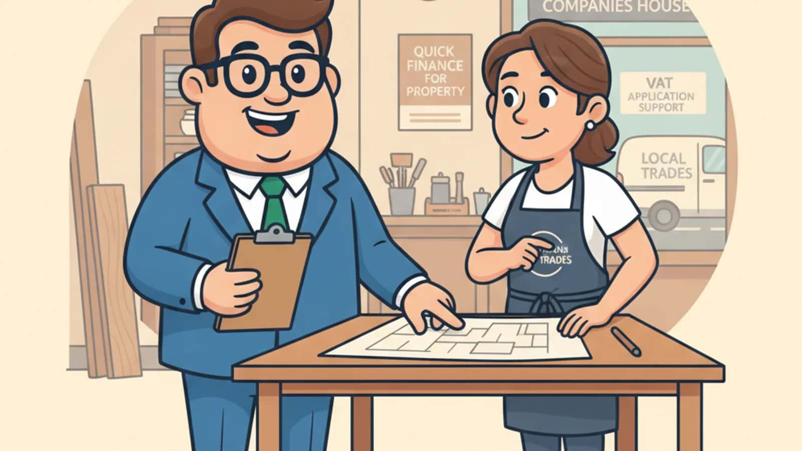 Fred helping a UK business owner compare Arrangement Fees: Complete Guide to Banking and Loan Setup Costs in 2026