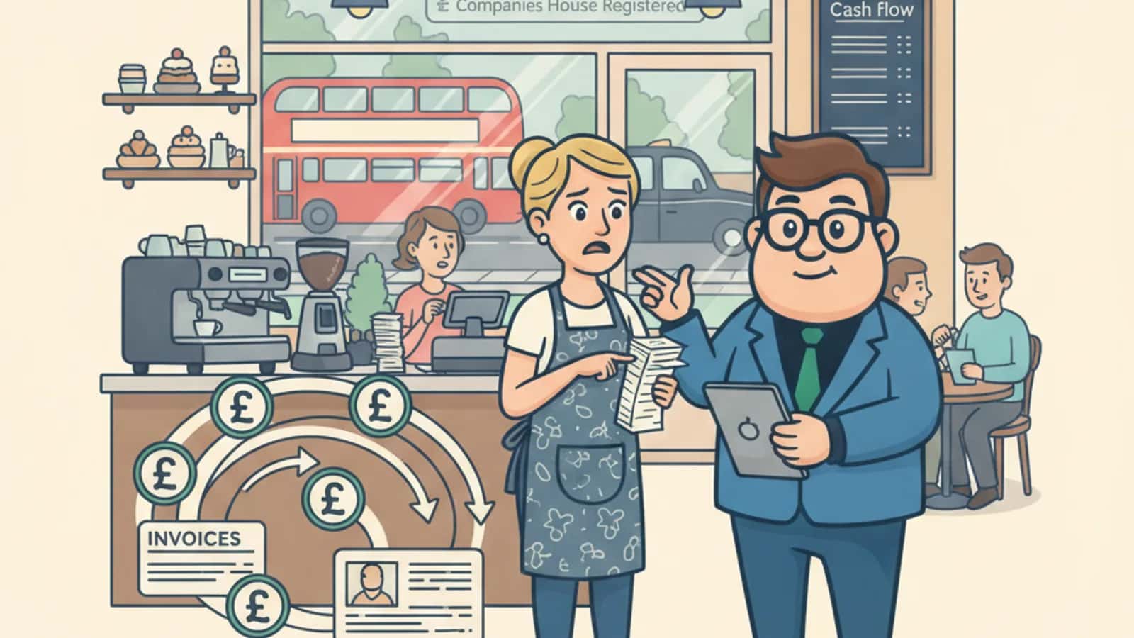 Fred explaining How Invoice Financing Works When Your Customers Are Slow to Pay: The Step-by-Step Process to a UK business...