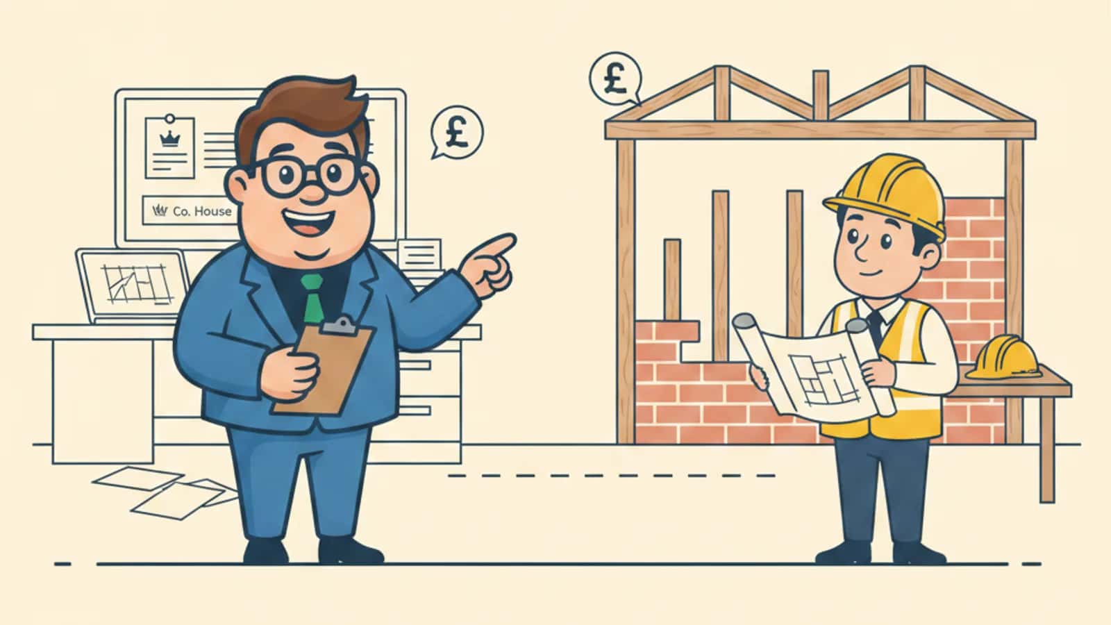 Fred explaining Development Finance With or Without Planning Permission to a UK business owner