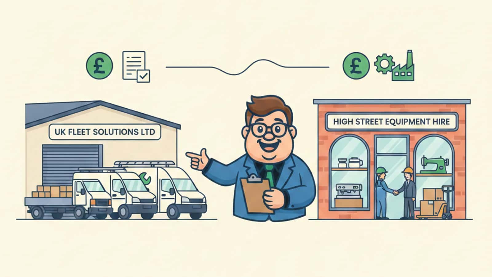 Fred explaining Commercial Vehicle Finance and How Is It Different from Regular Asset Finance to a UK business owner