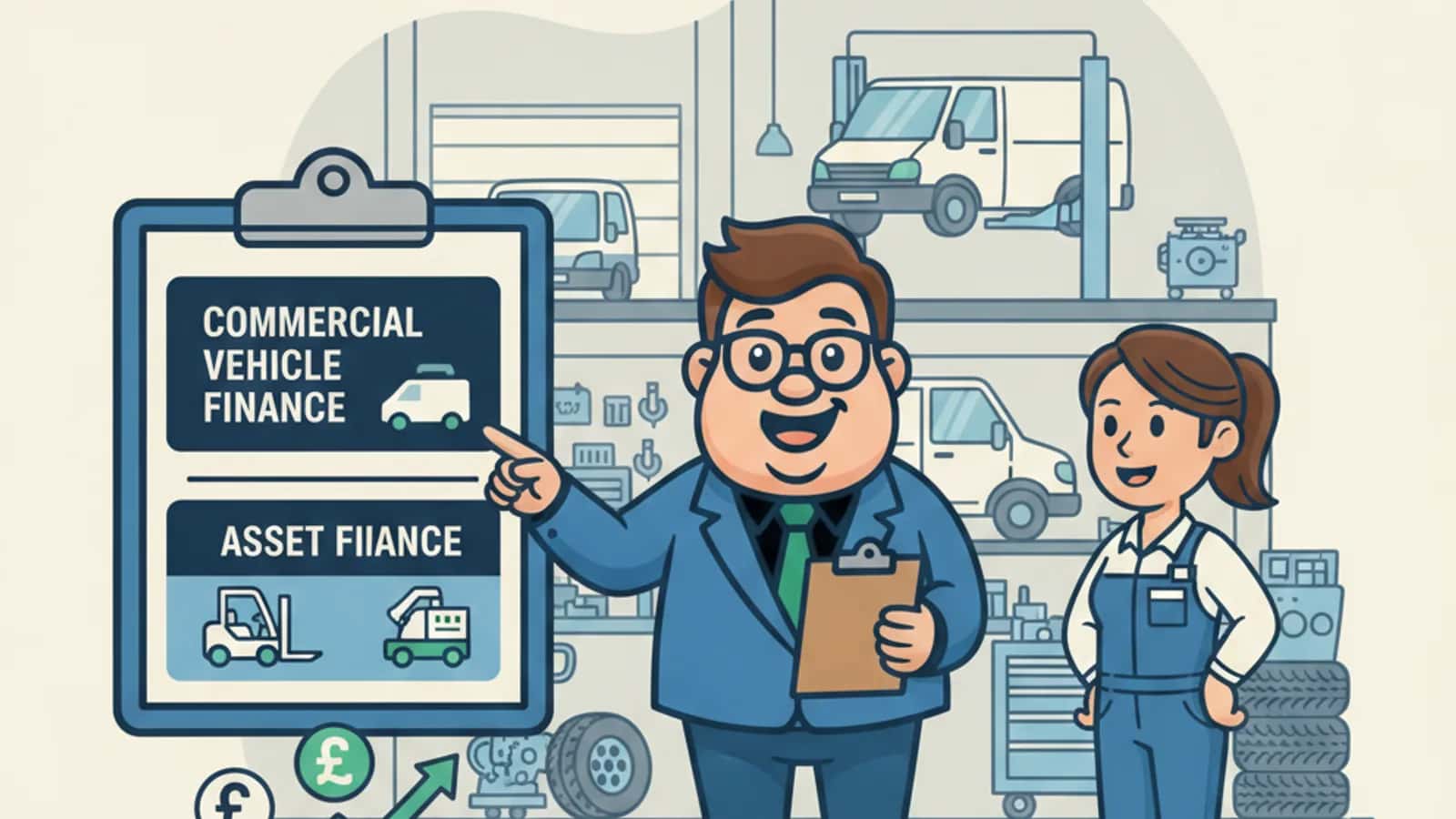 Fred explaining Option Is Cheaper: Commercial Vehicle Finance vs Asset Finance Products for Small Businesses to a UK...