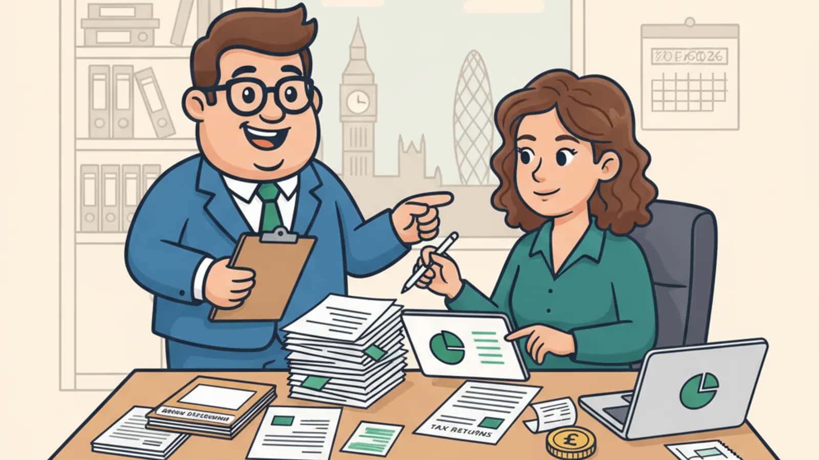 Fred helping a UK business owner compare What Documents Do I Need to Apply for a Business Loan: Complete UK Guide 2026