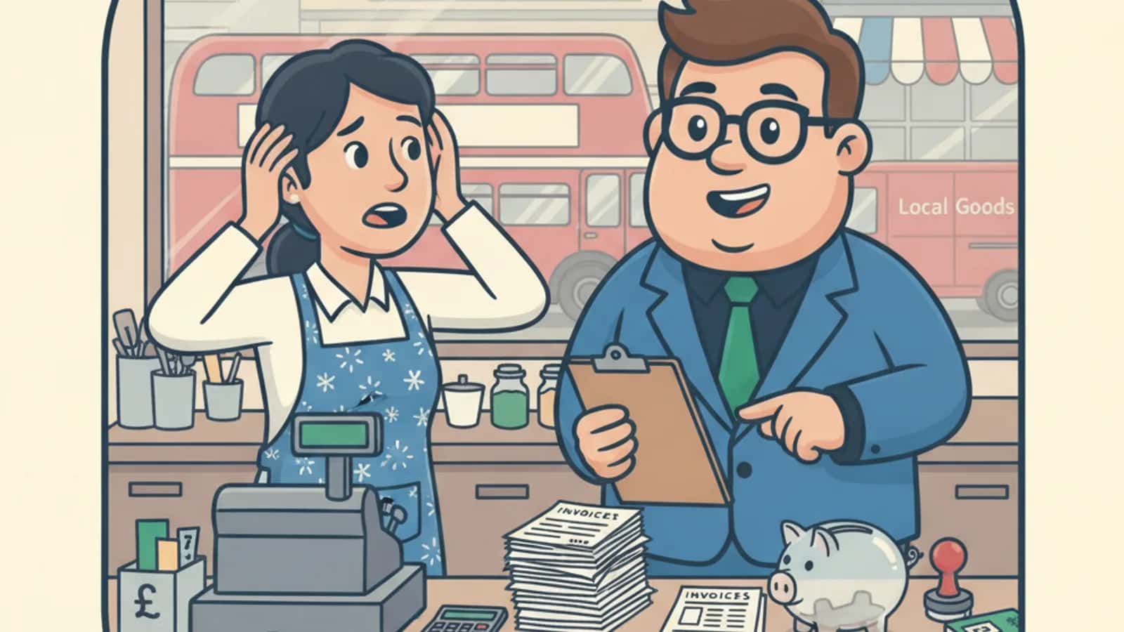 Fred helping a UK business owner compare Invoice Financing for Businesses with Poor Credit History: Options Beyond...