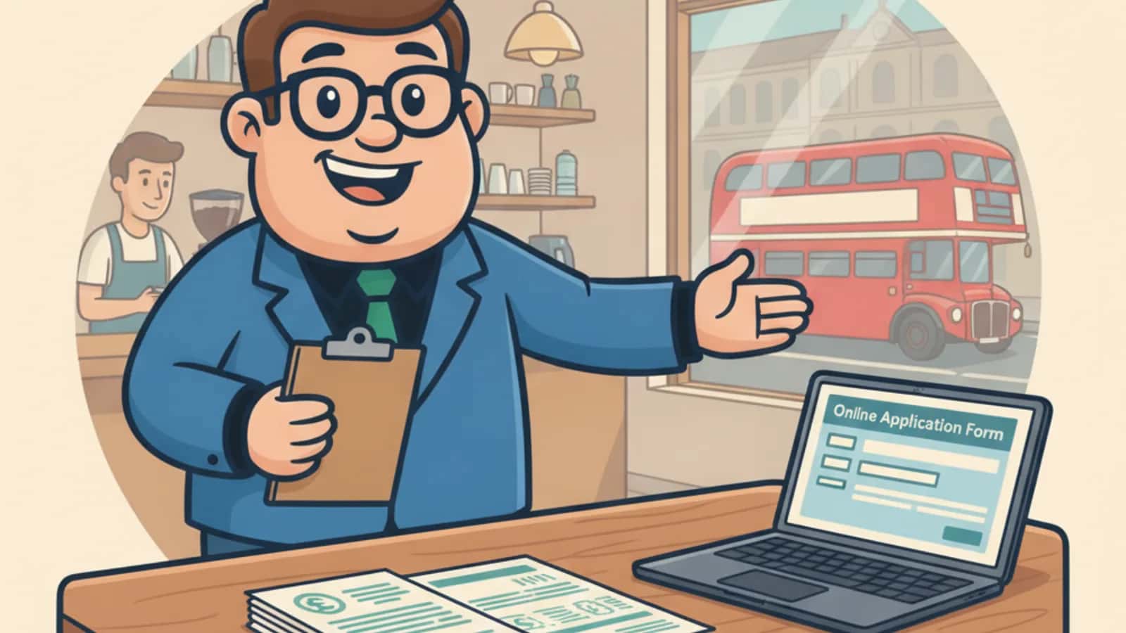 Fred explaining What Documents Do You Need to Apply for a Business Credit Card in the UK to a UK business owner