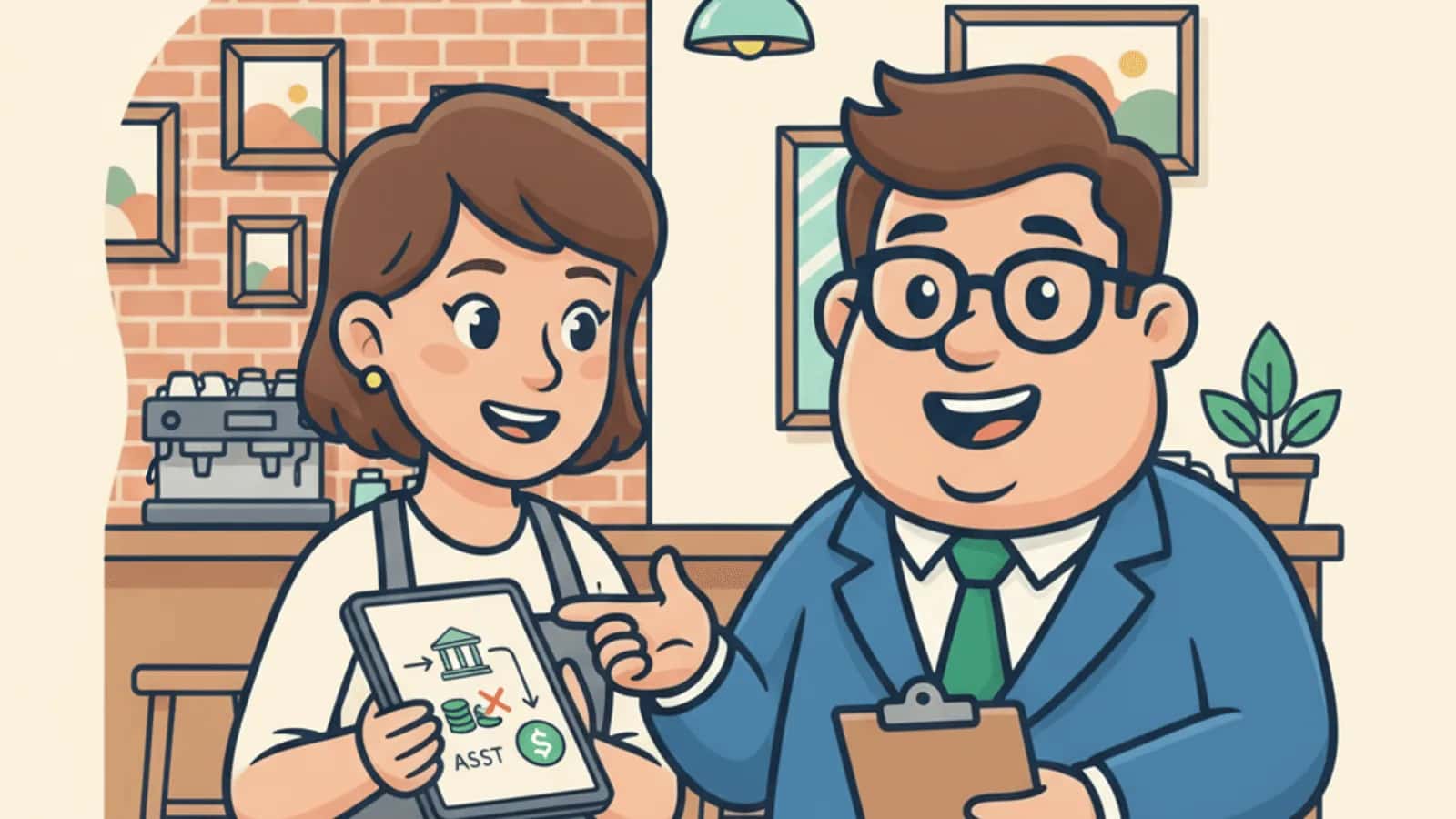 Fred explaining Unsecured Business Loan to a UK business owner