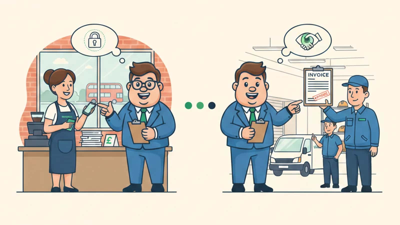 Fred explaining Difference Between Confidential and Disclosed Invoice Financing to a UK business owner