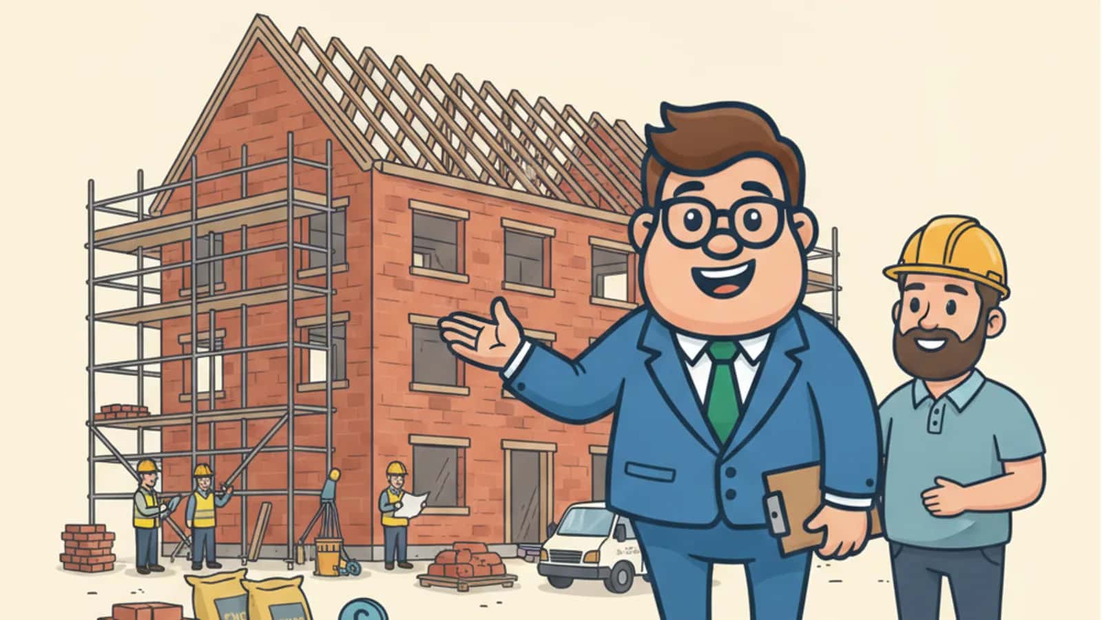 Fred helping a UK business owner compare Development Finance for Part-Complete Projects: Rescue Funding and Refinancing...