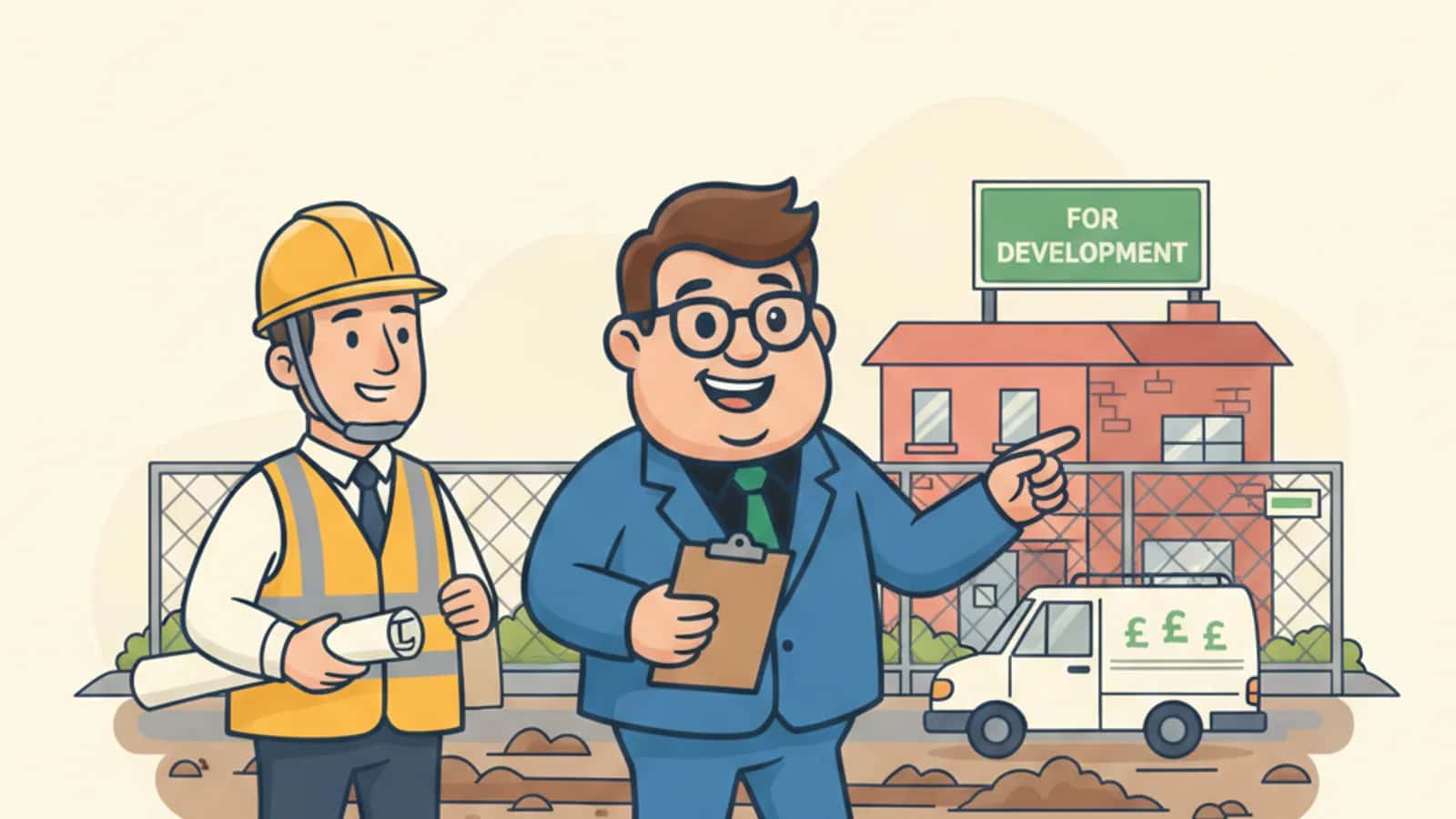 Fred explaining Bridge-to-Development Finance and How Does It Work to a UK business owner