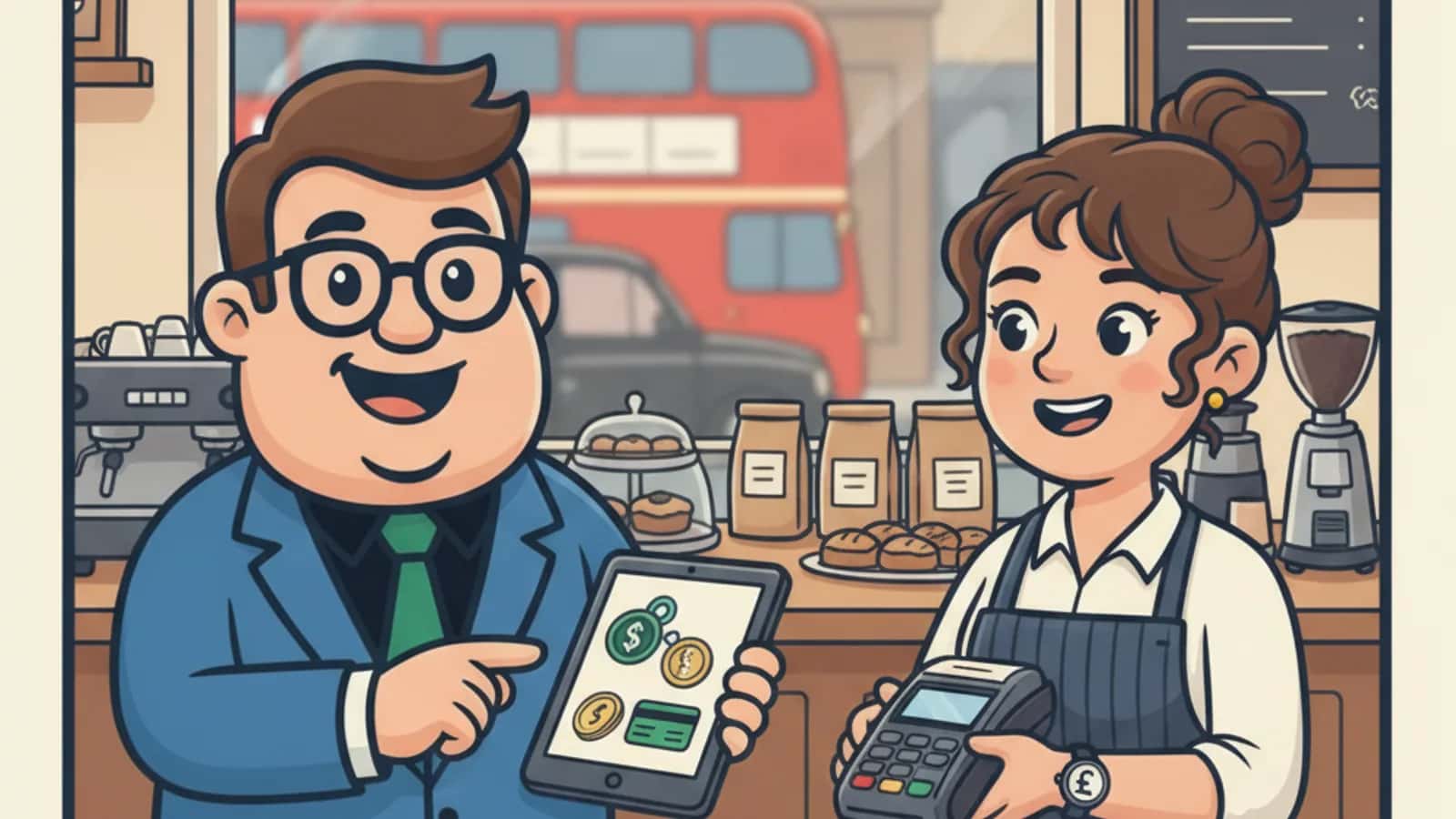 Fred explaining Business Credit Card Rewards Work in the UK to a UK business owner