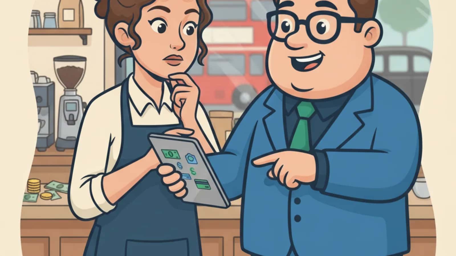 Fred helping a UK business owner compare Business Credit Cards UK 2026: What to Compare Before You Apply
