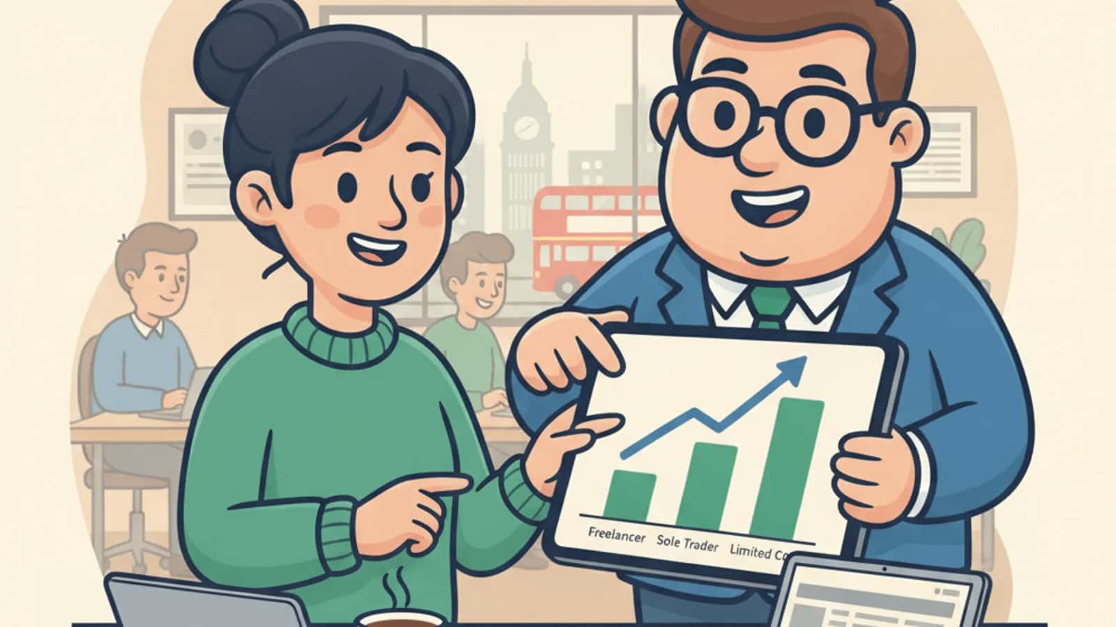 Fred explaining How Much Can a Self-Employed Person Typically Borrow to a UK business owner