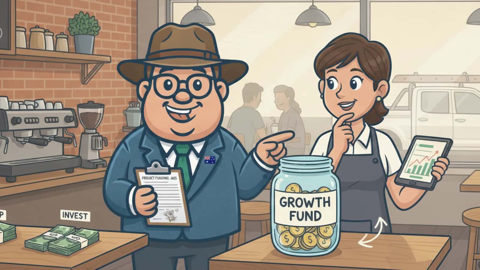 Fred explaining How Much Profit Should You Keep Before Considering External Financing to a Australian business owner