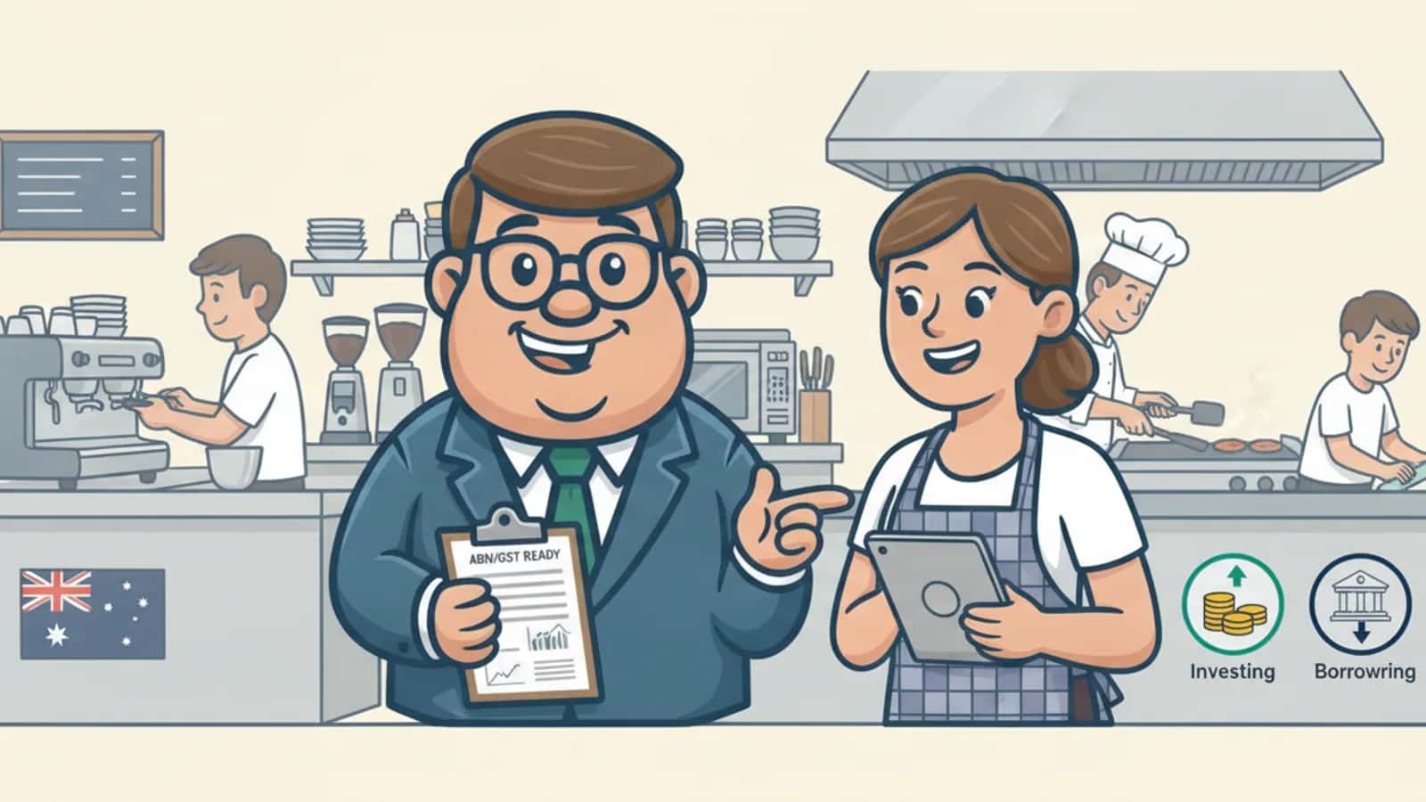 Fred helping a Australian business owner compare Investing vs Borrowing: When Australian Business Owners Should Use Profits...