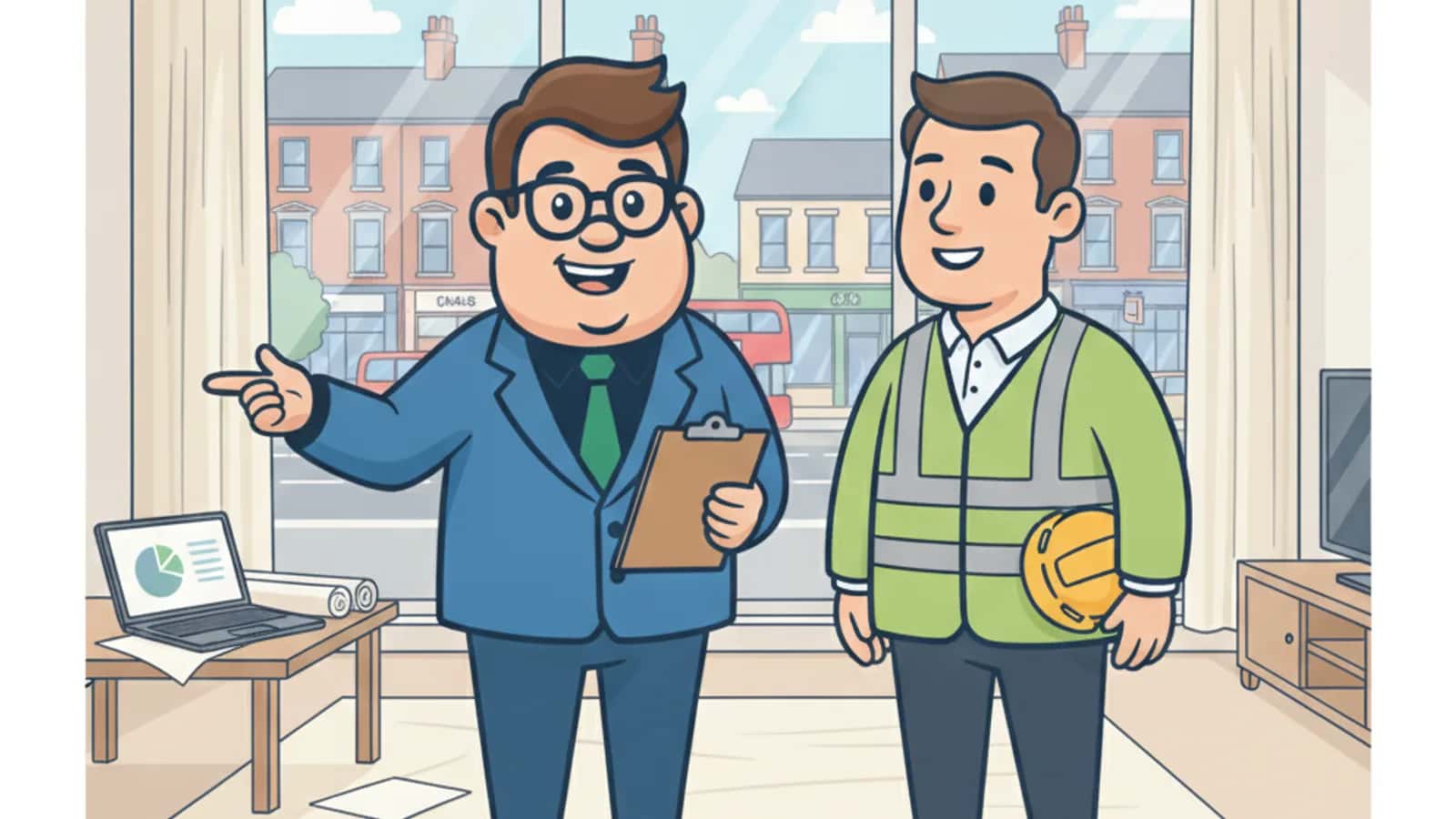 Fred explaining Would a Developer Refinance a Finished Project Before Selling to a UK business owner