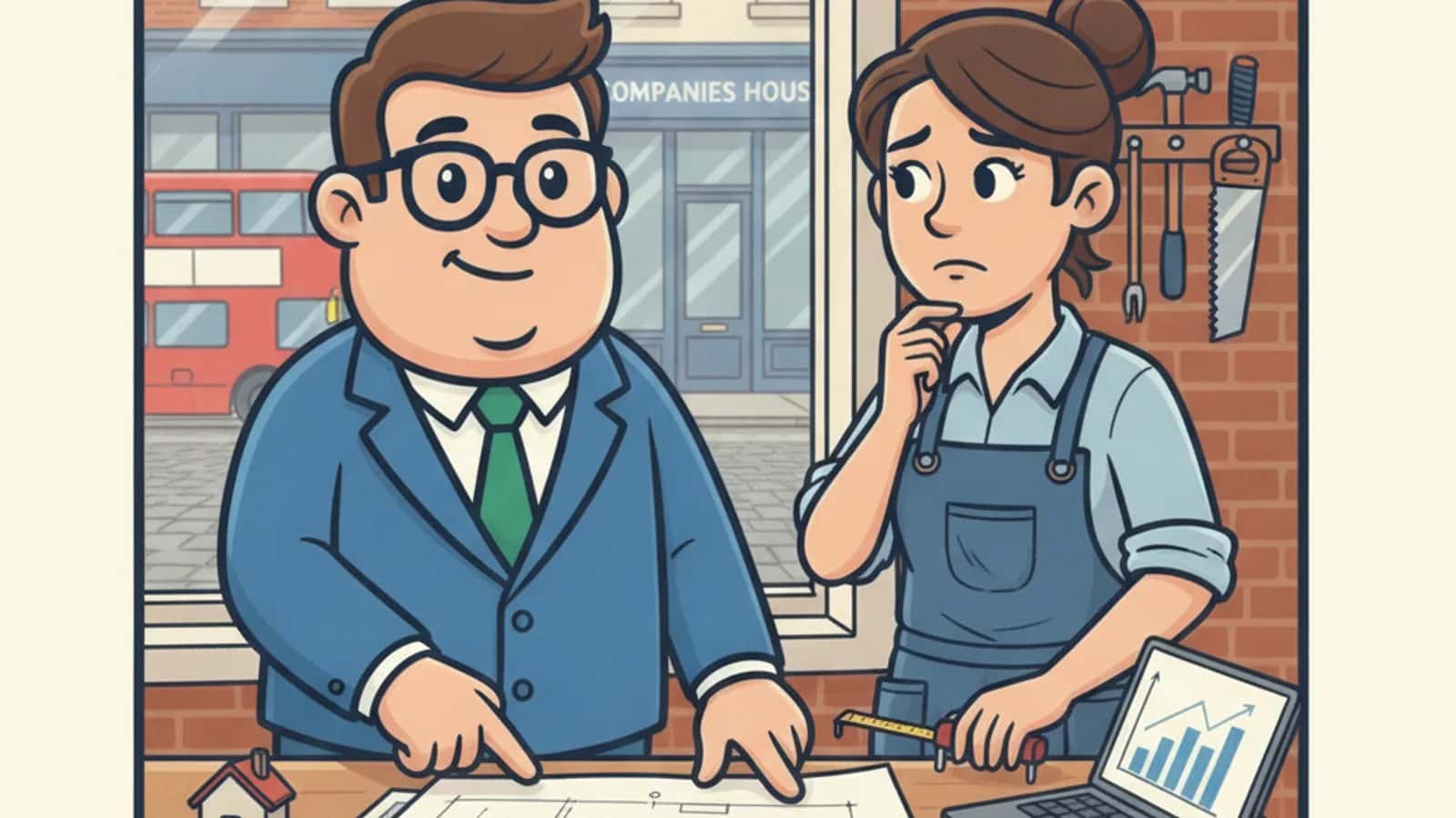 Fred helping a UK business owner compare Bridging Loan Extensions: What Happens if Your Exit Takes Longer Than Planned