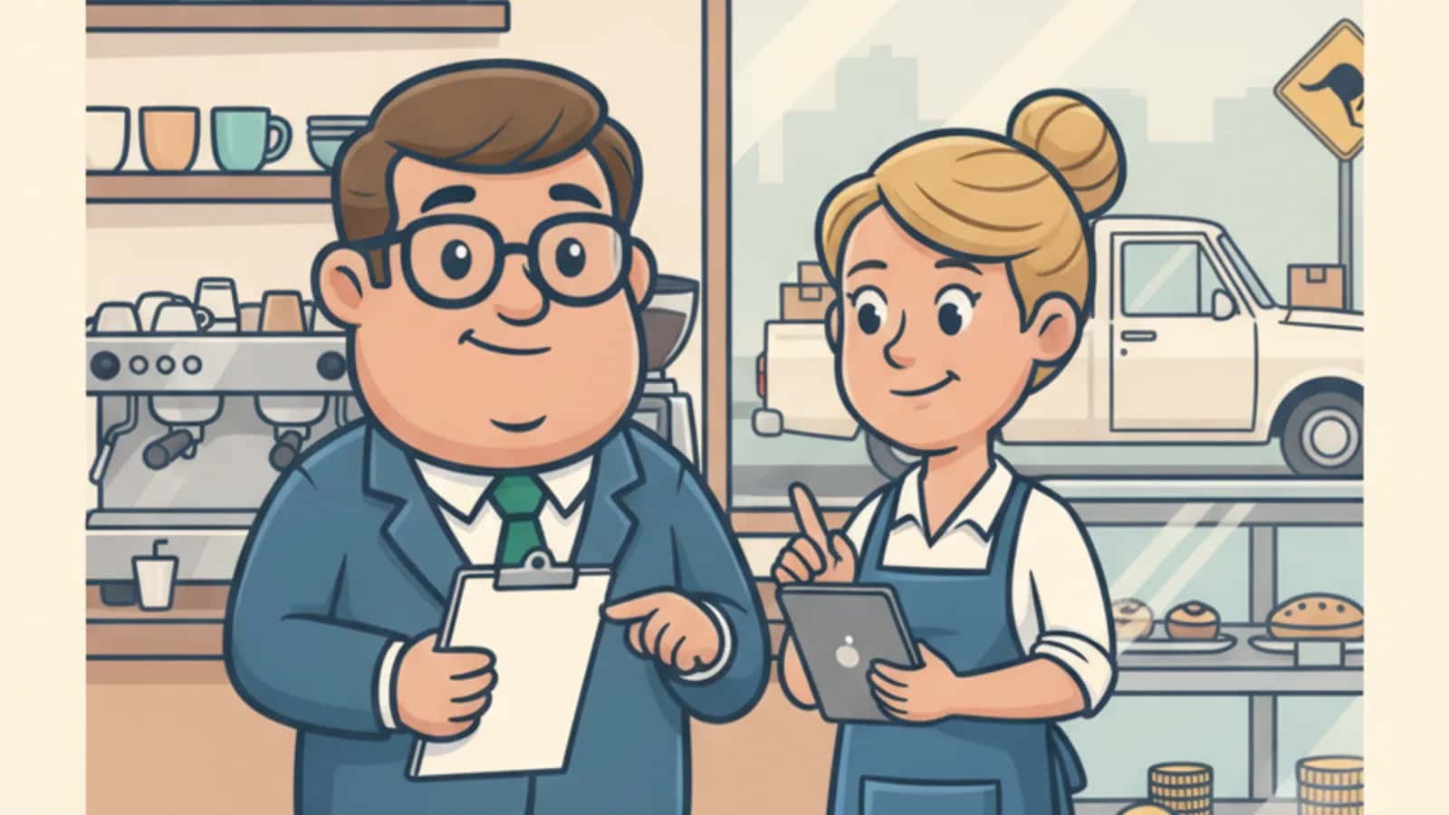 Fred helping a Australian business owner compare Business Loan Pre-Approval in Australia: What It Means and How to Use It