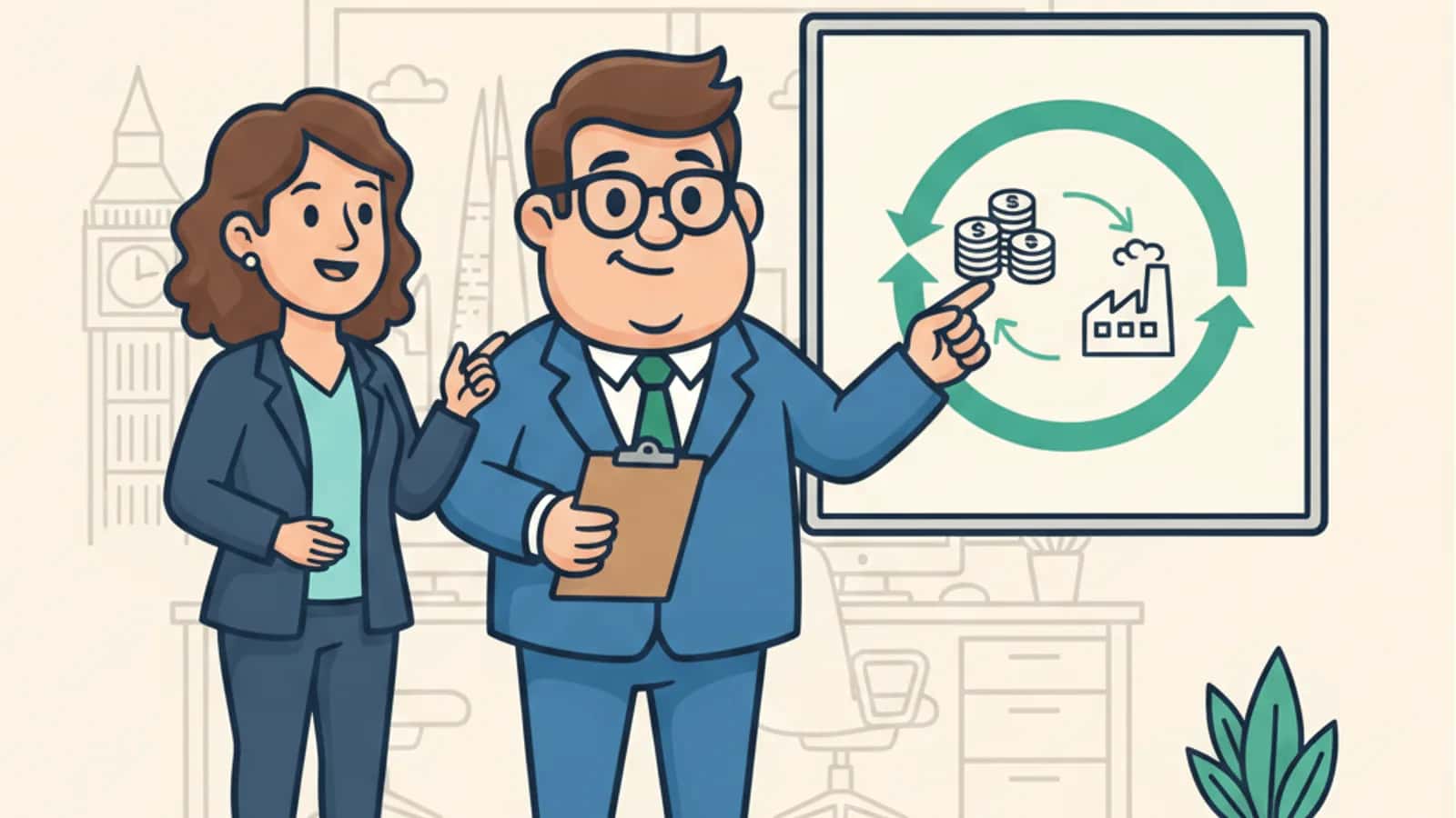 Fred helping a UK business owner compare Working Capital Ratio: The Key Financial Metric Every UK Business Owner Must Track