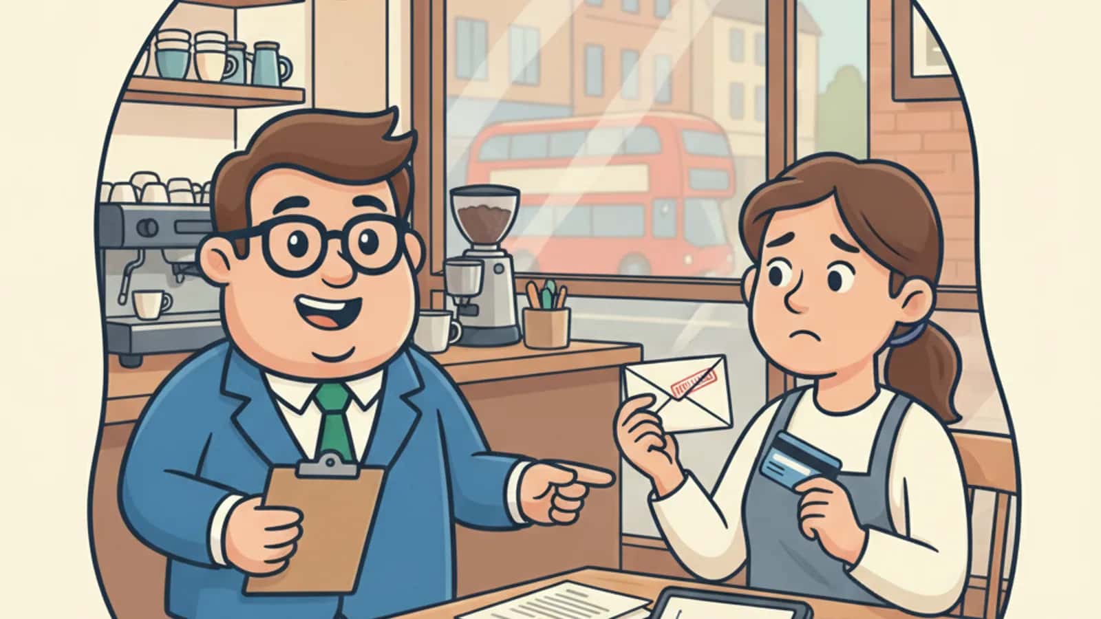 Fred explaining Main Reasons Business Credit Card Applications Get Denied to a UK business owner