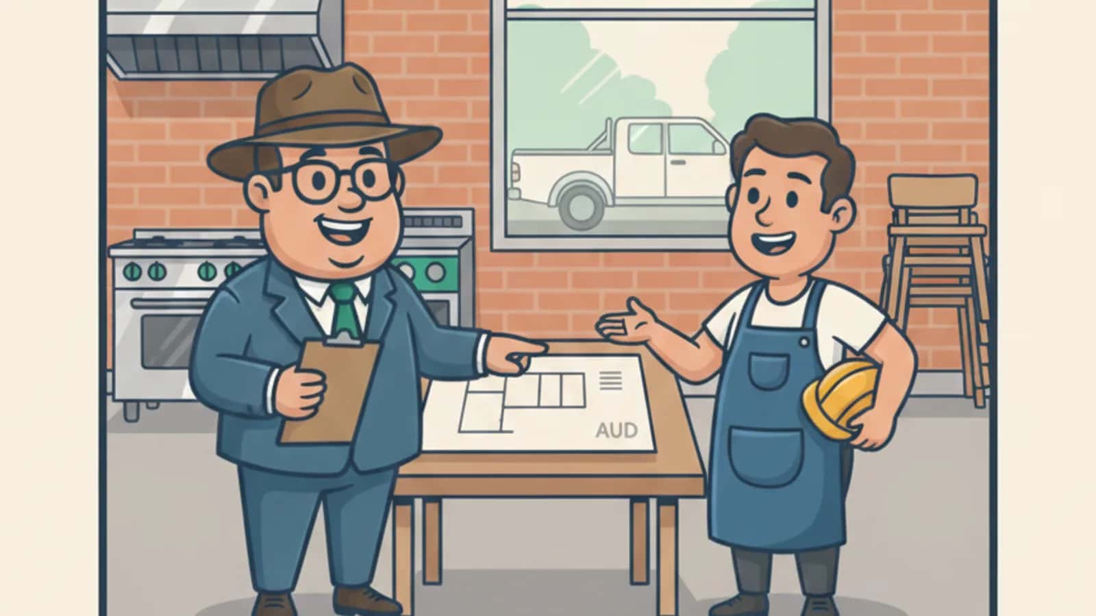 Fred explaining What Banks Offer the Best Small Business Loans for Restaurants to a Australian business owner