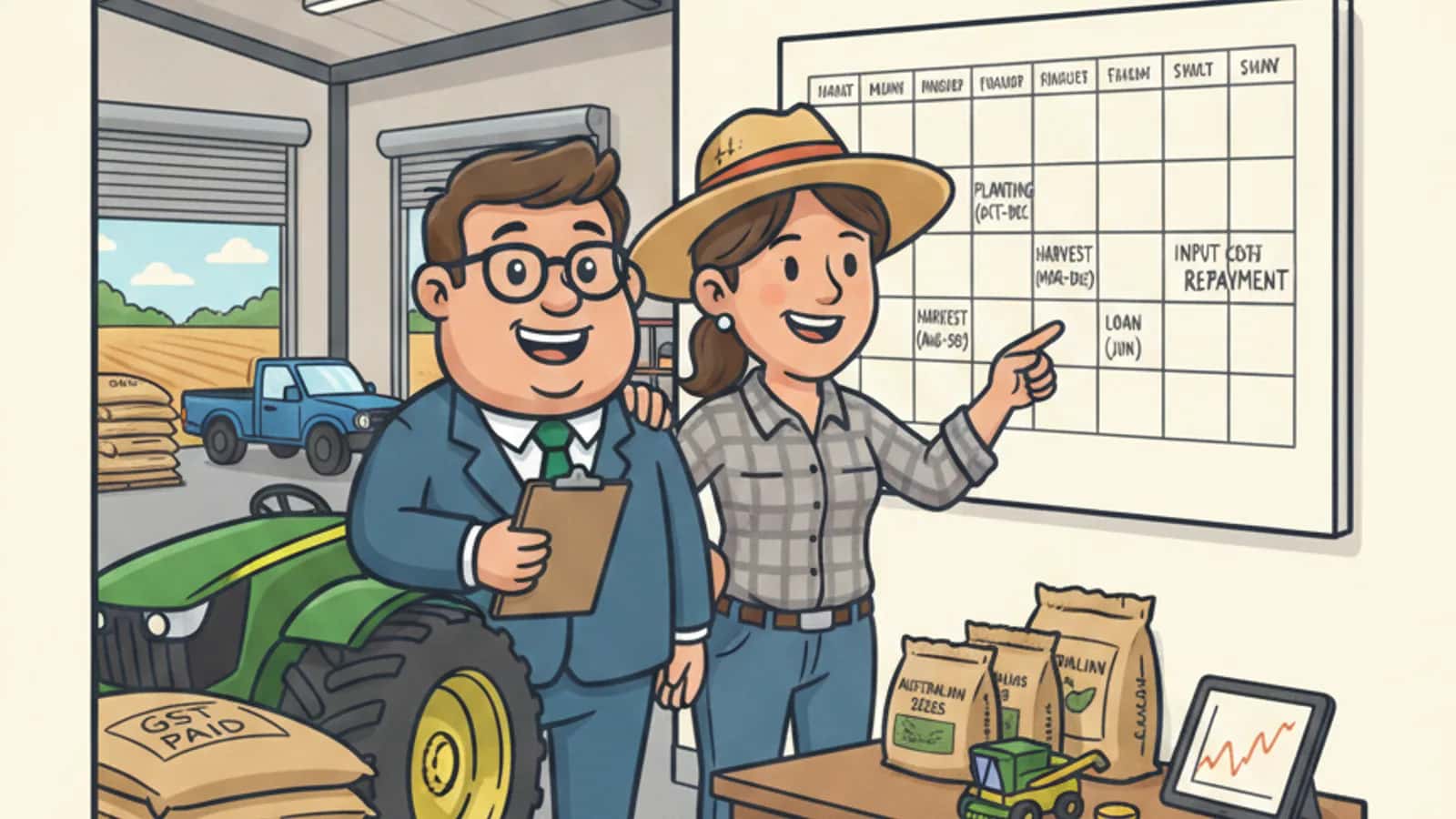 Fred explaining Seasonal Cash Flow in Farming and Why Does It Matter to a Australian business owner