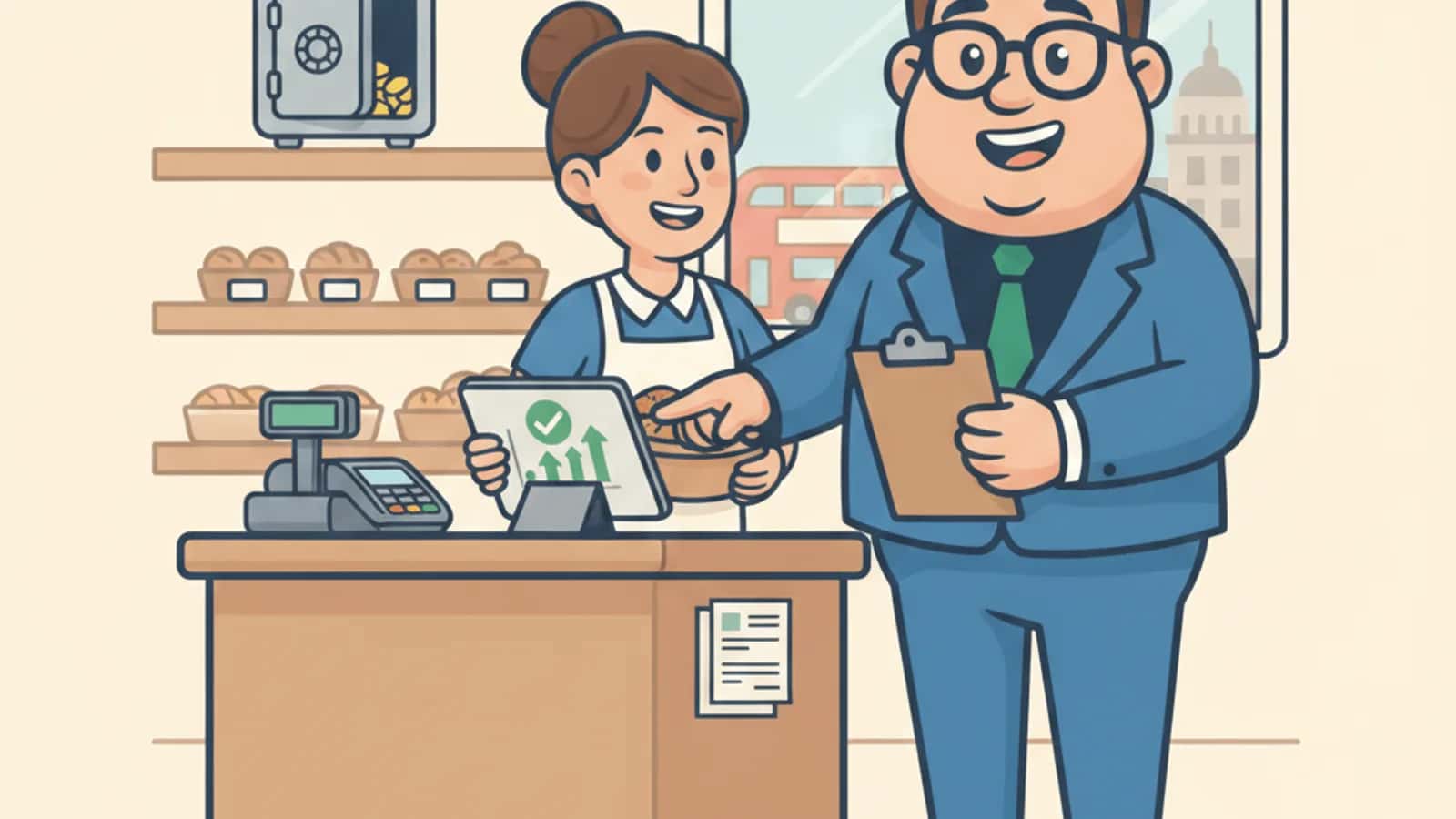 Fred explaining Same Day Business Funding to a UK business owner