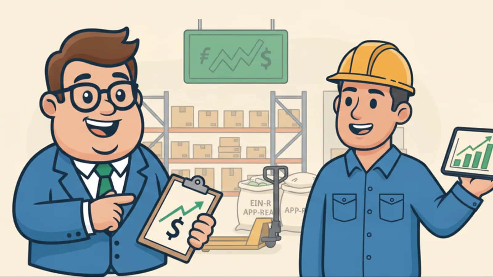 Fred explaining Minimum Revenue Required for Business Loans to a US business owner