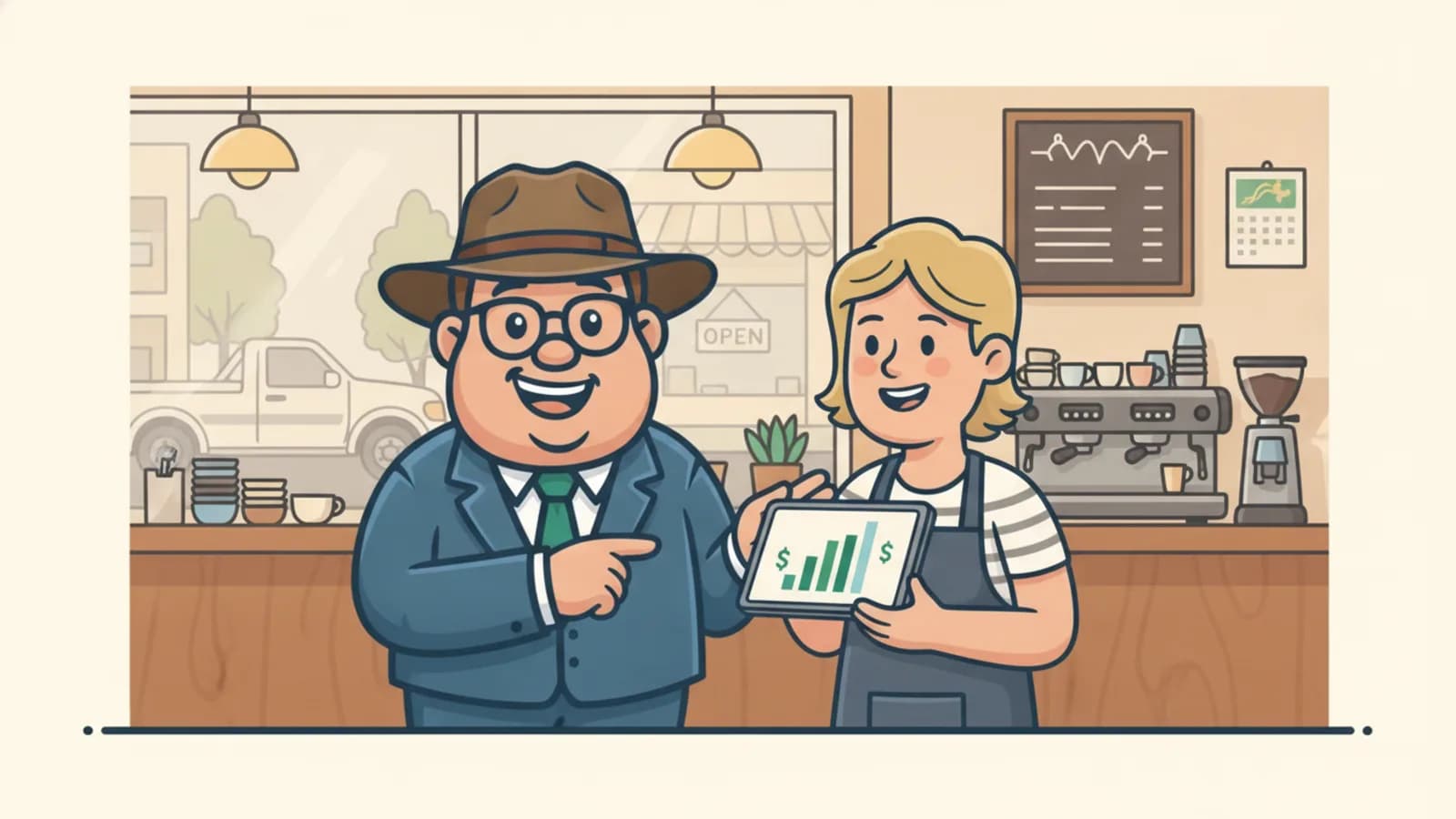 Fred helping a Australian business owner compare Open Banking and Bank-Statement Loans: How Australian Lenders Assess Cash...