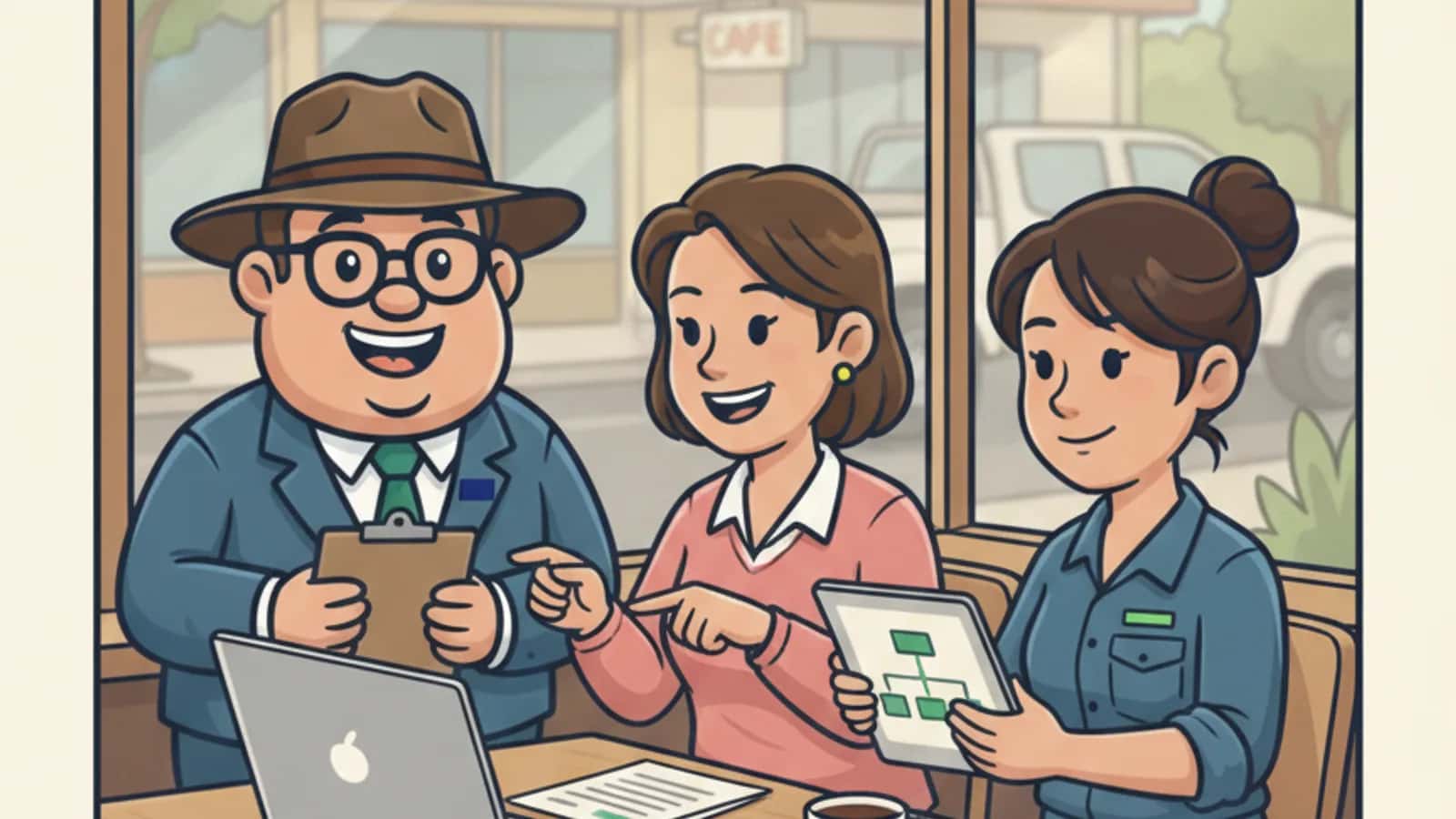 Fred explaining How Much Can You Borrow as a Female Business Owner in Australia to a Australian business owner