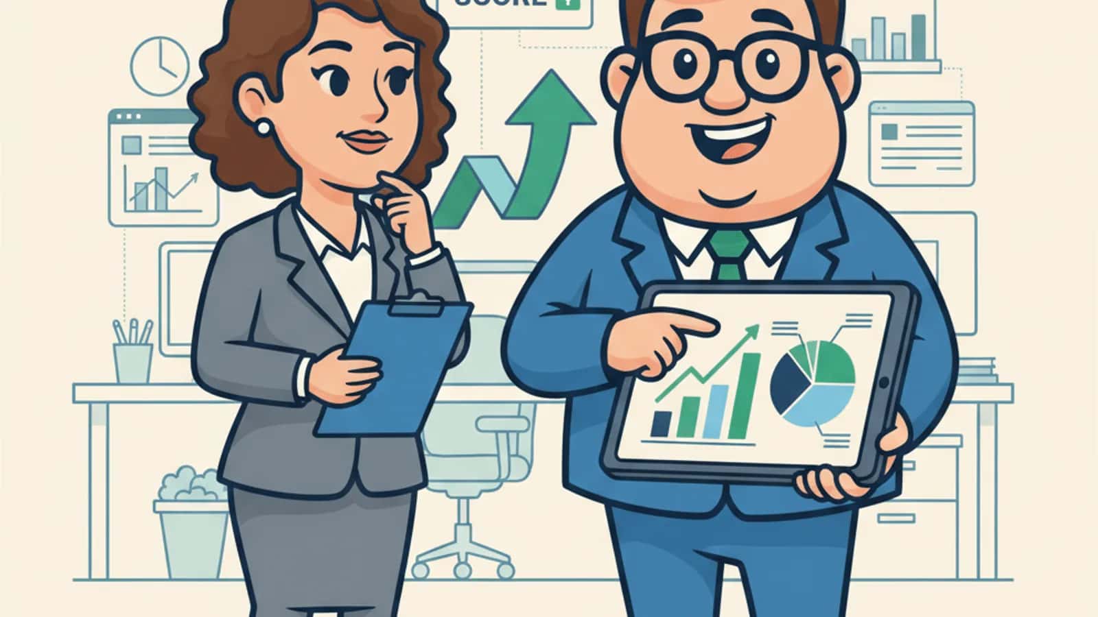 Fred explaining What Credit Score Do You Need for a Business Loan in the UK to a UK business owner