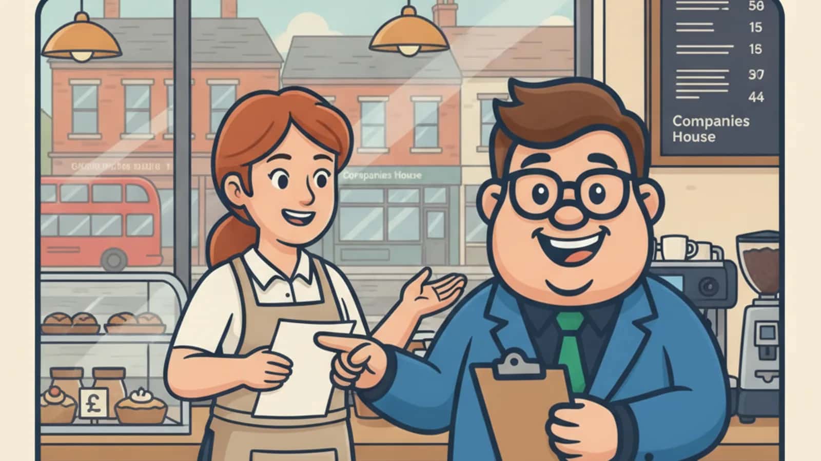 Fred explaining Government Backed Business Loan in the UK to a UK business owner