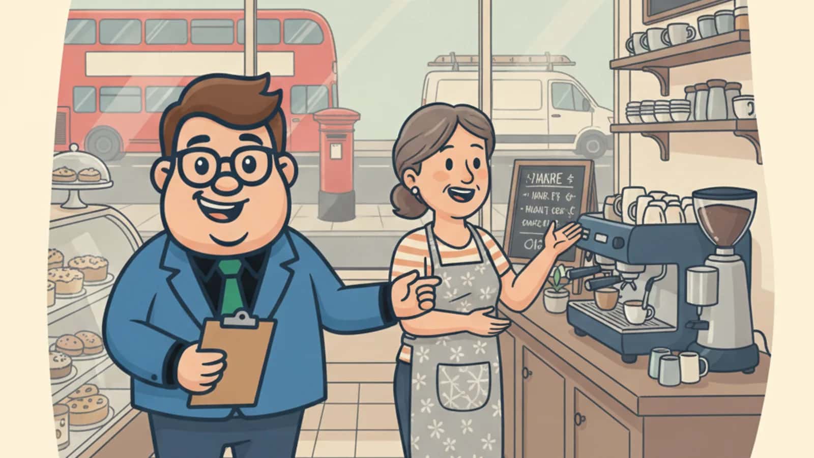 Fred helping a UK business owner compare Government Backed Business Loans UK: Growth Guarantee Scheme and Other Options